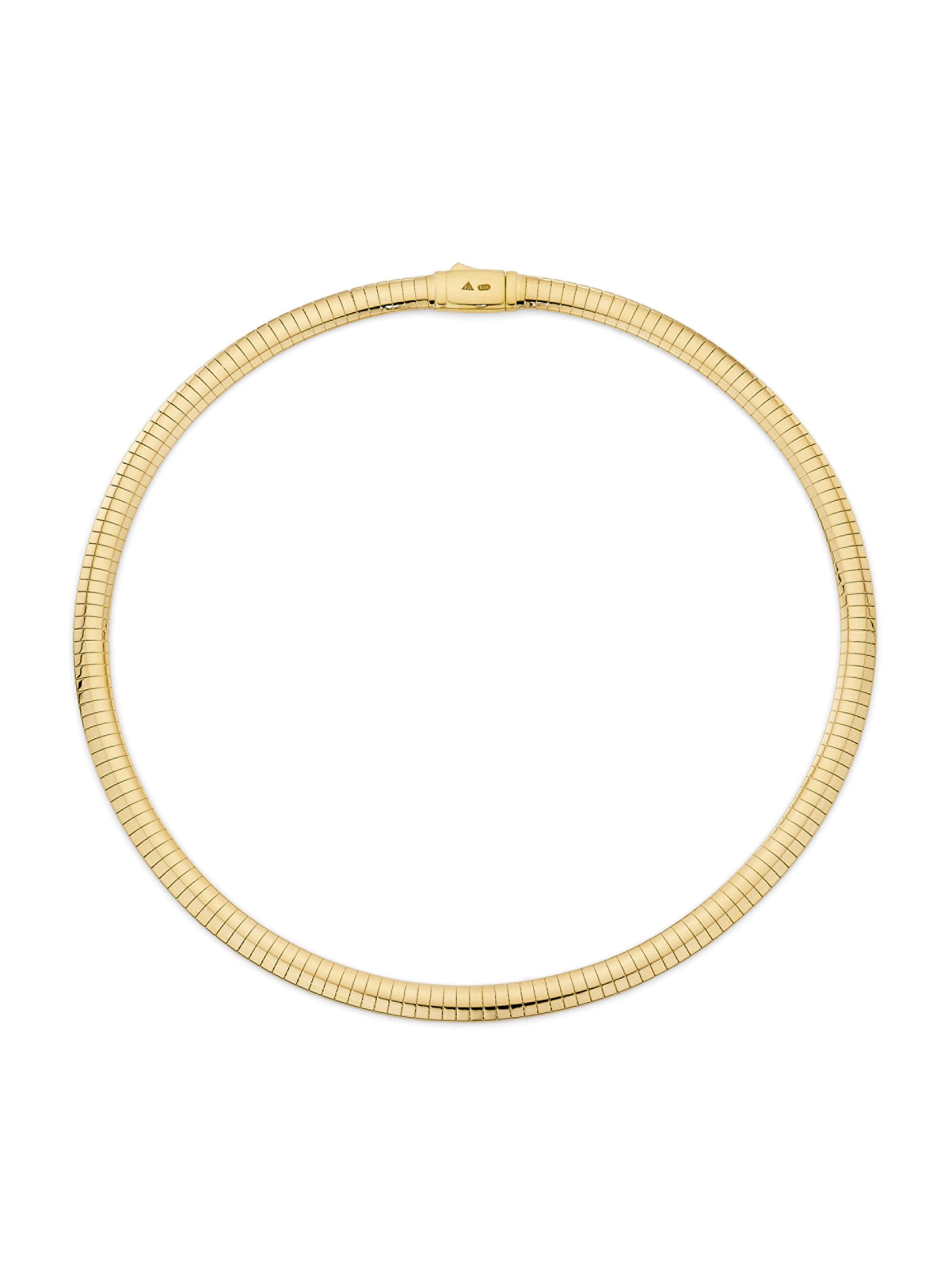 18K Yellow Gold Medium Collar Necklace