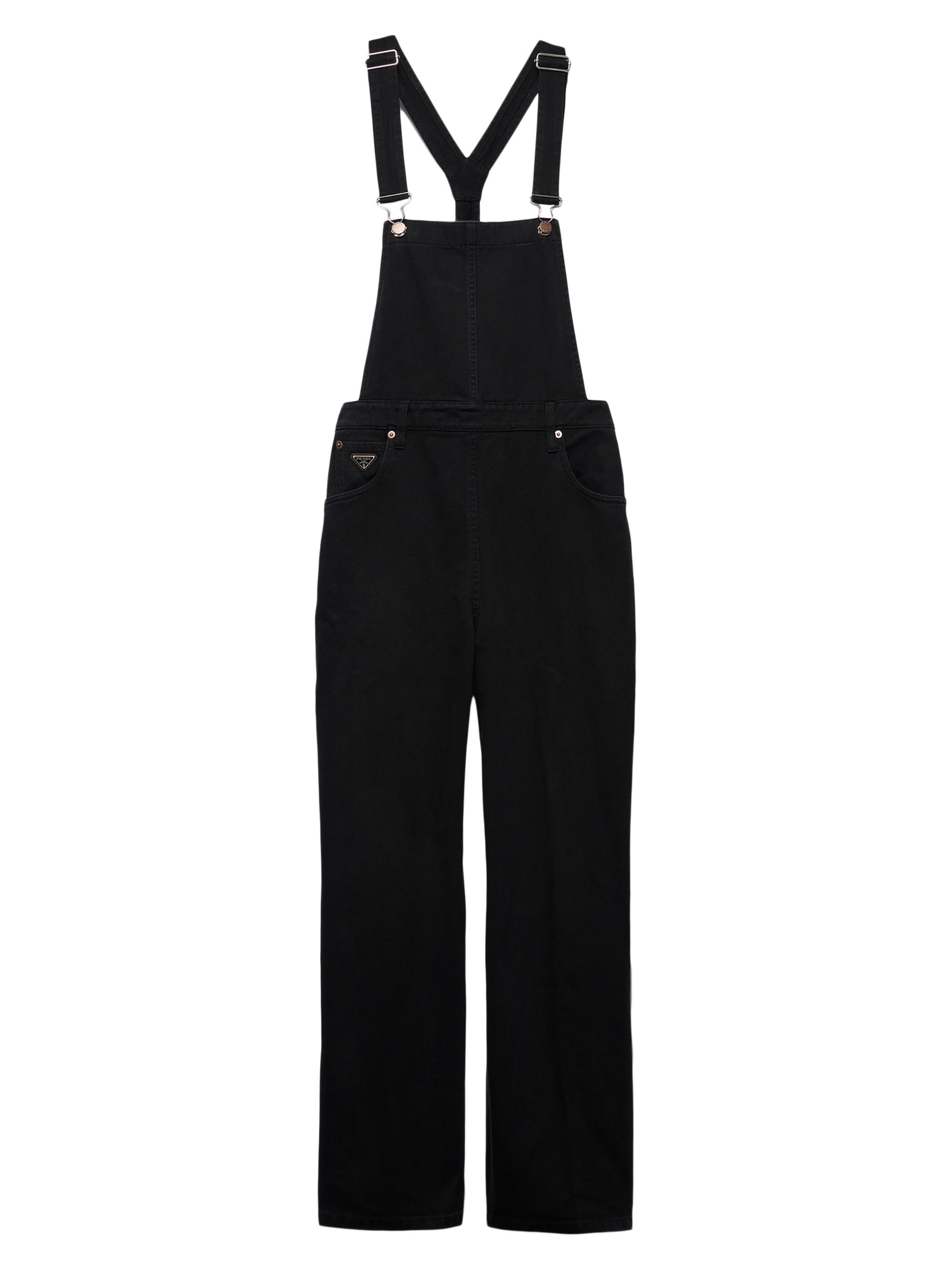 Prada Women's Denim Overalls - Black