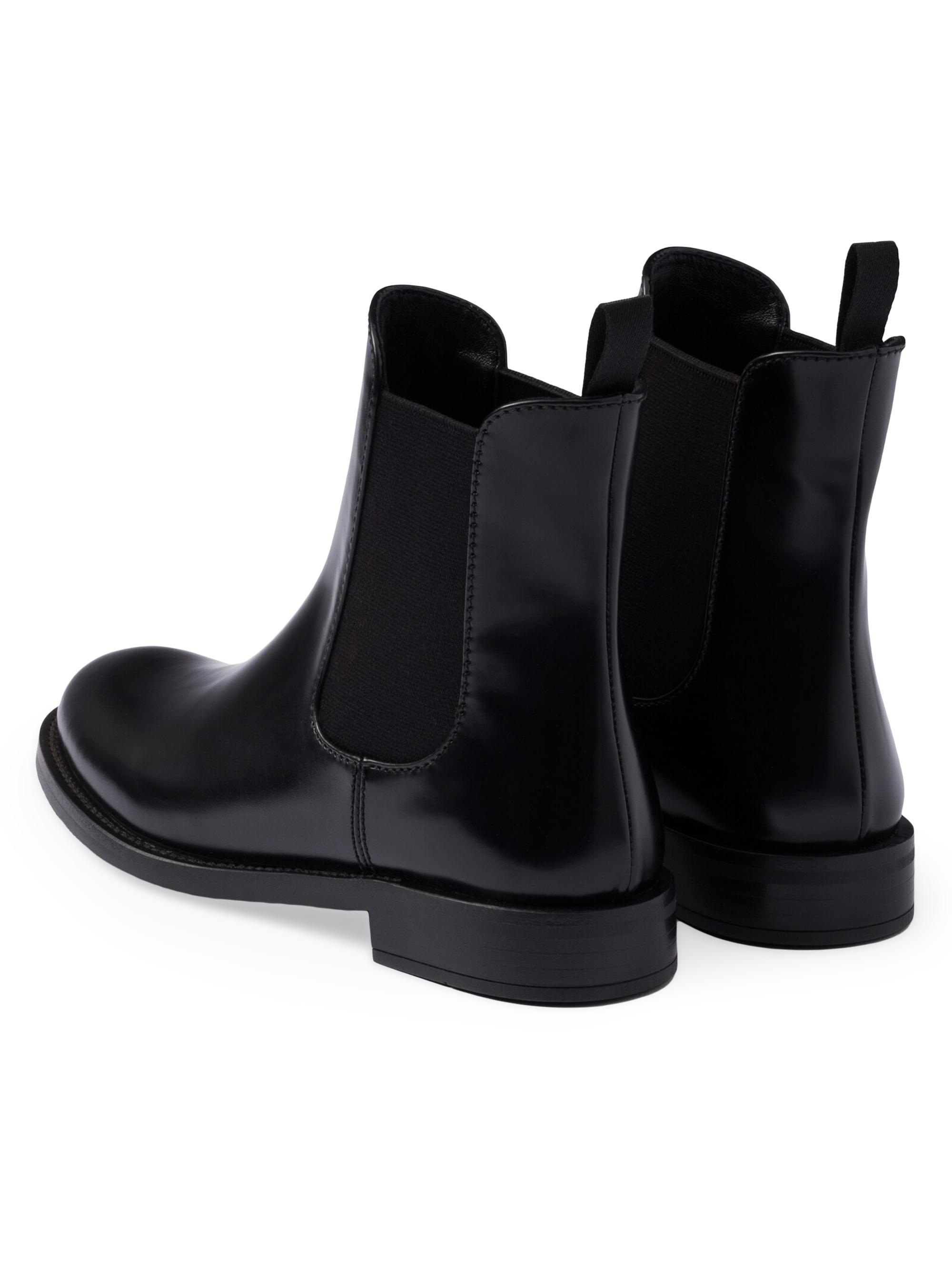 Shop Prada Brushed Leather Ankle Boots | Saks Fifth Avenue
