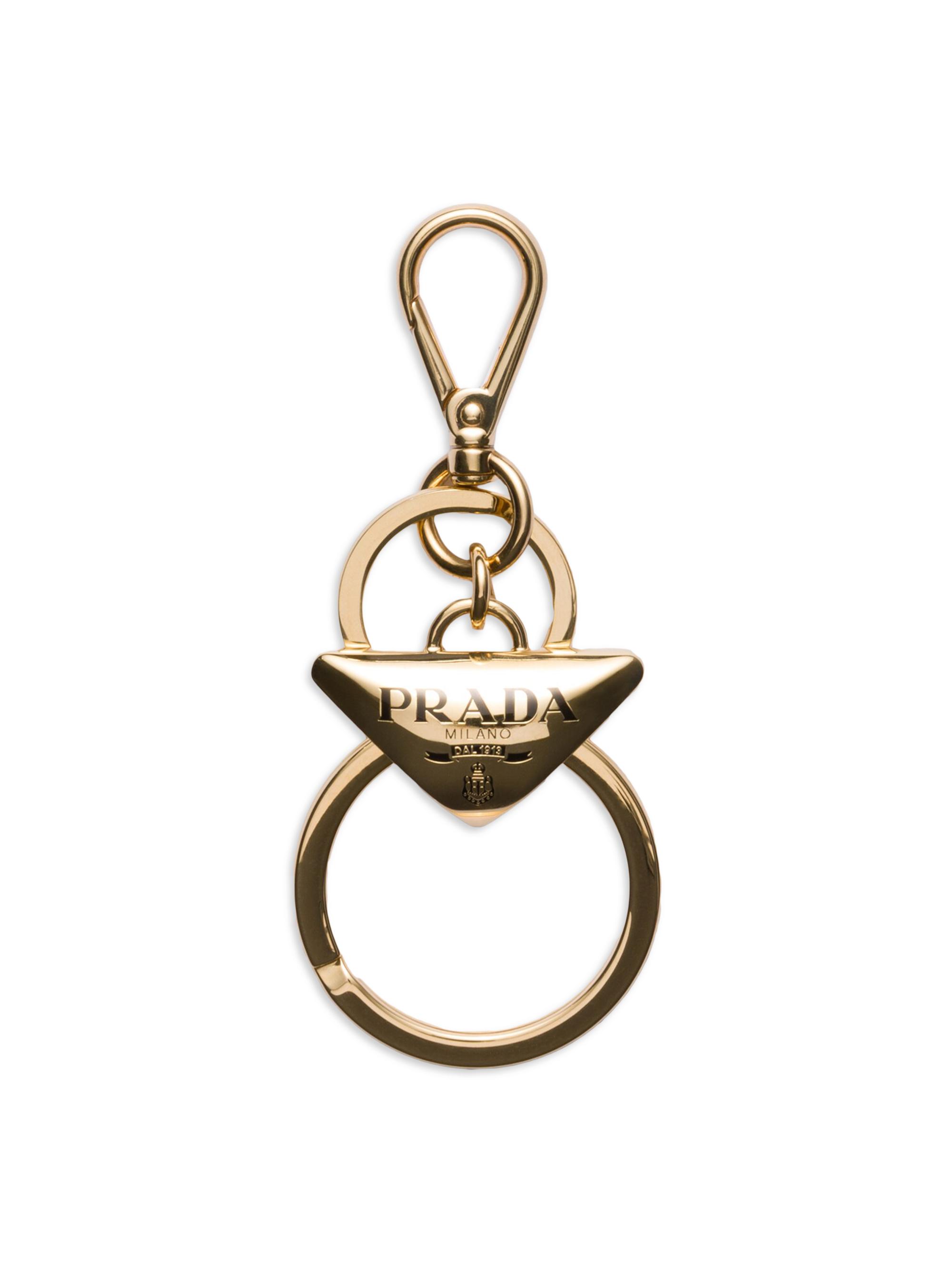 Prada Women's Metal Key Ring - Gold