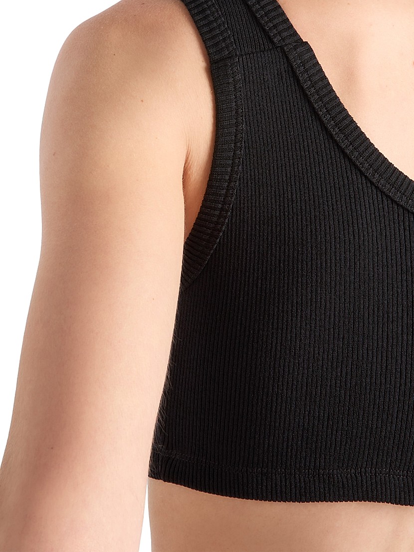 Shop Prada Ribbed Jersey Tank Top | Saks Fifth Avenue Shop Prada Ribbed Jersey Tank Top | Saks Fifth Avenue