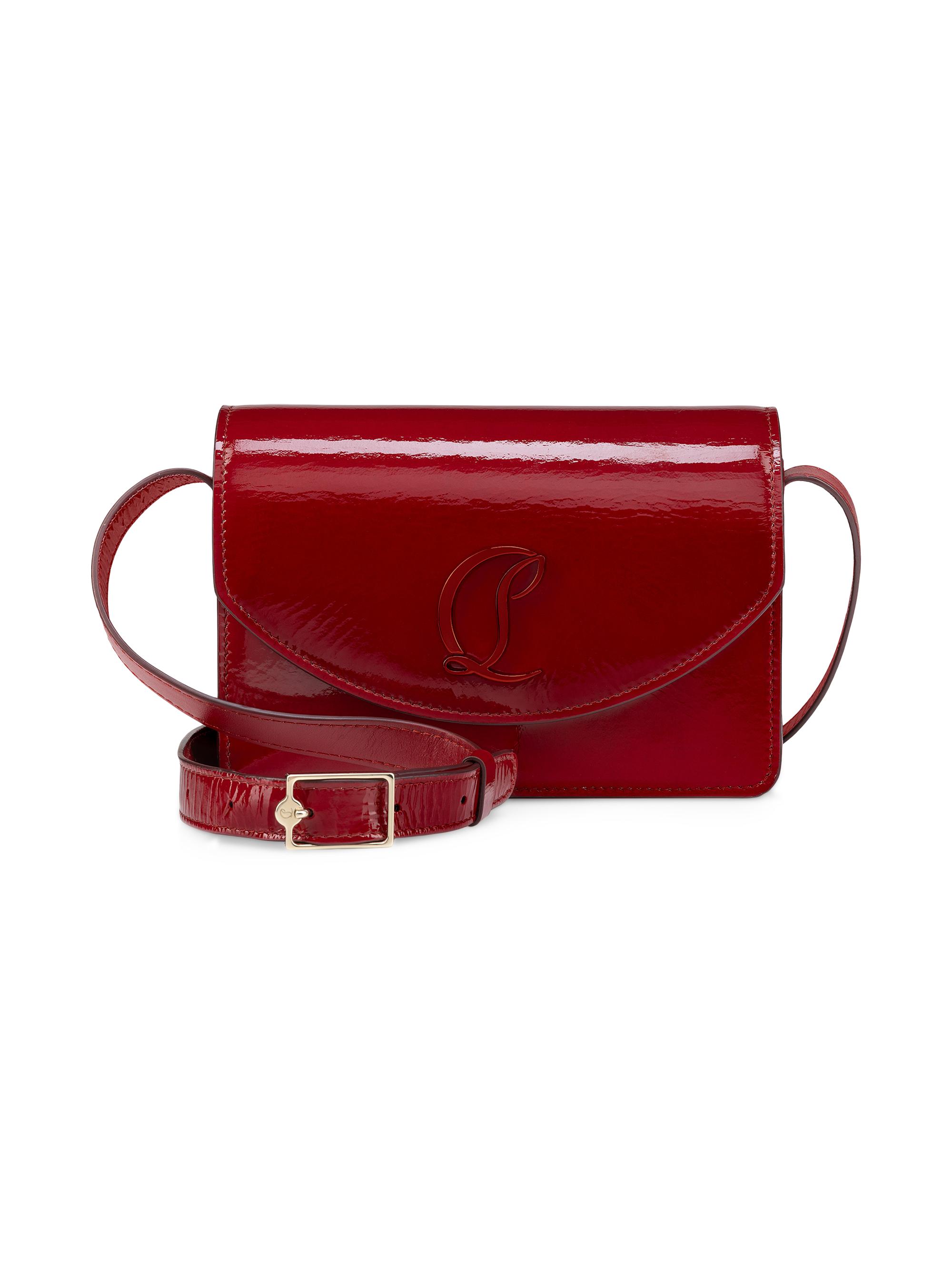 Christian Louboutin Women's Loubi54 Patent Leather Crossbody Bag - Red
