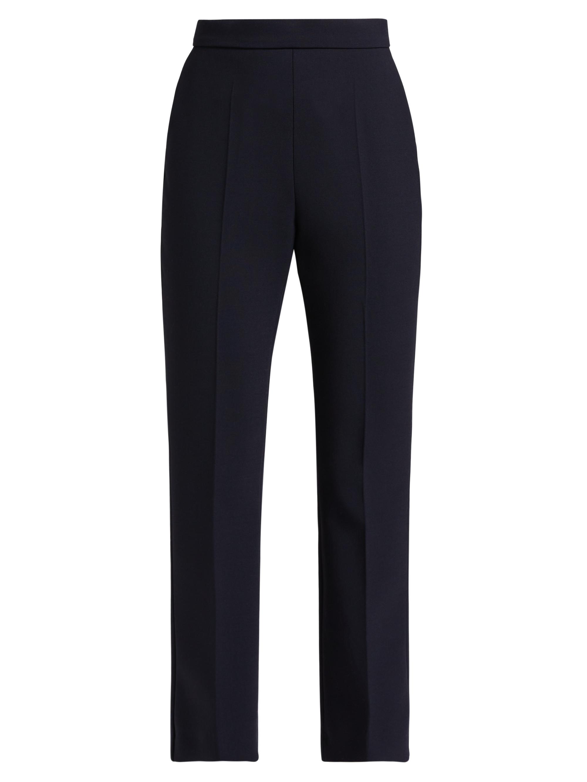 Max Mara Women's Ultra Marine Wool Trousers - Ultramarine