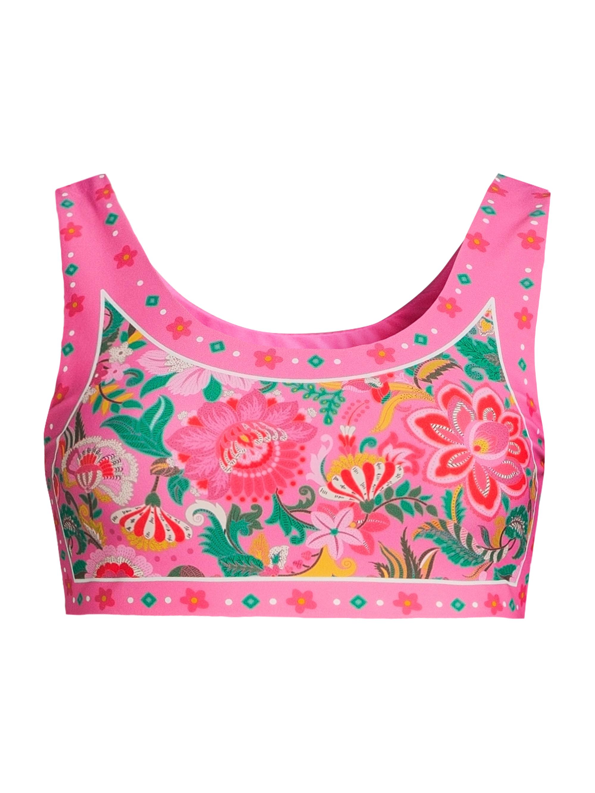 Beach Riot Women's Francis Floral Bikini Top - Passion Floral