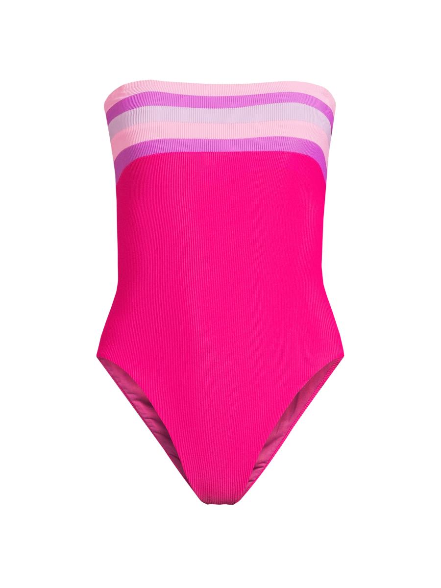 Beach Riot Jessa Strapless One-Piece Swimsuit | Saks Fifth Avenue