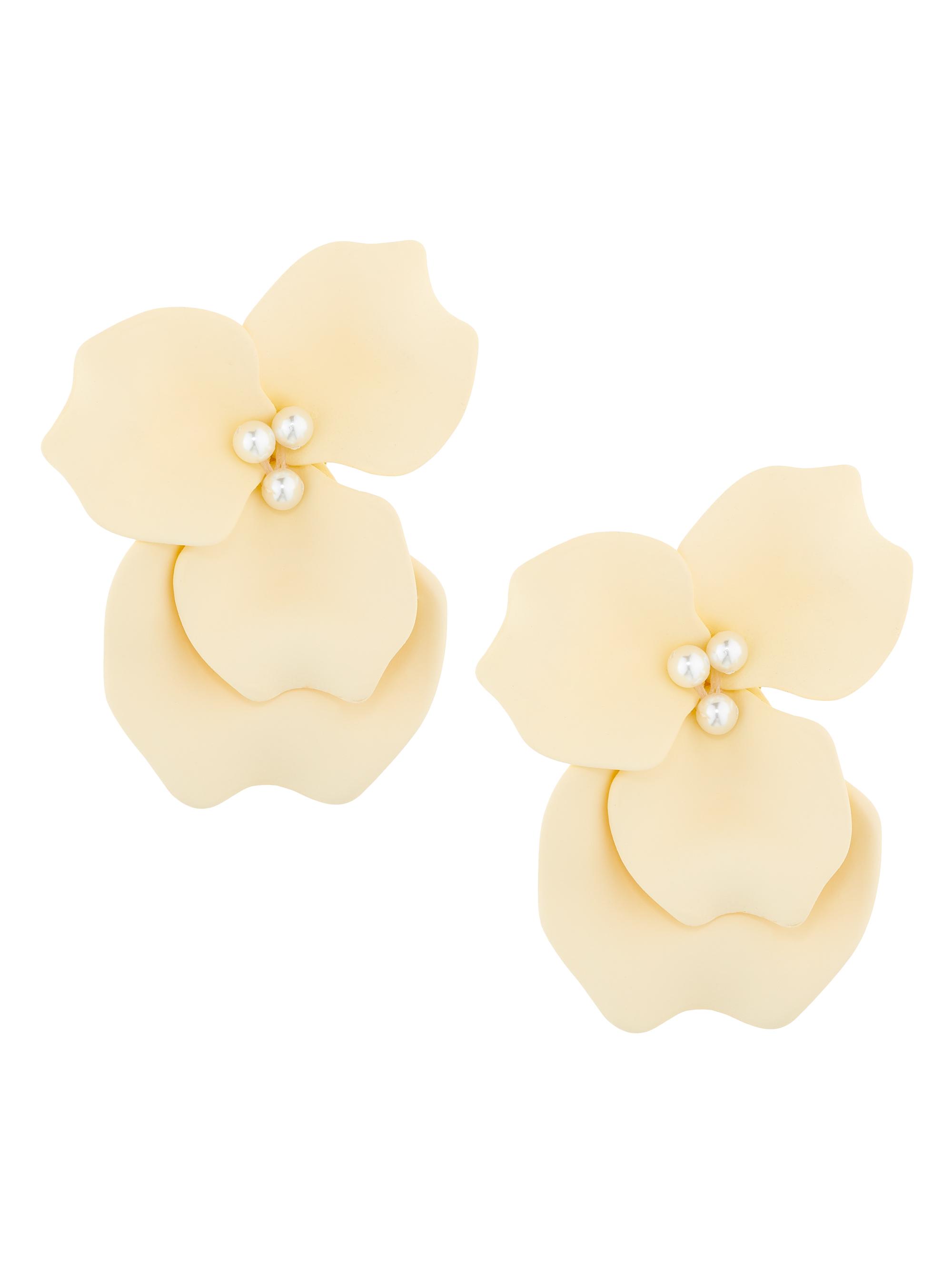 Shashi Women's Mary 14K-Gold-Plated Flower Stud Earrings -