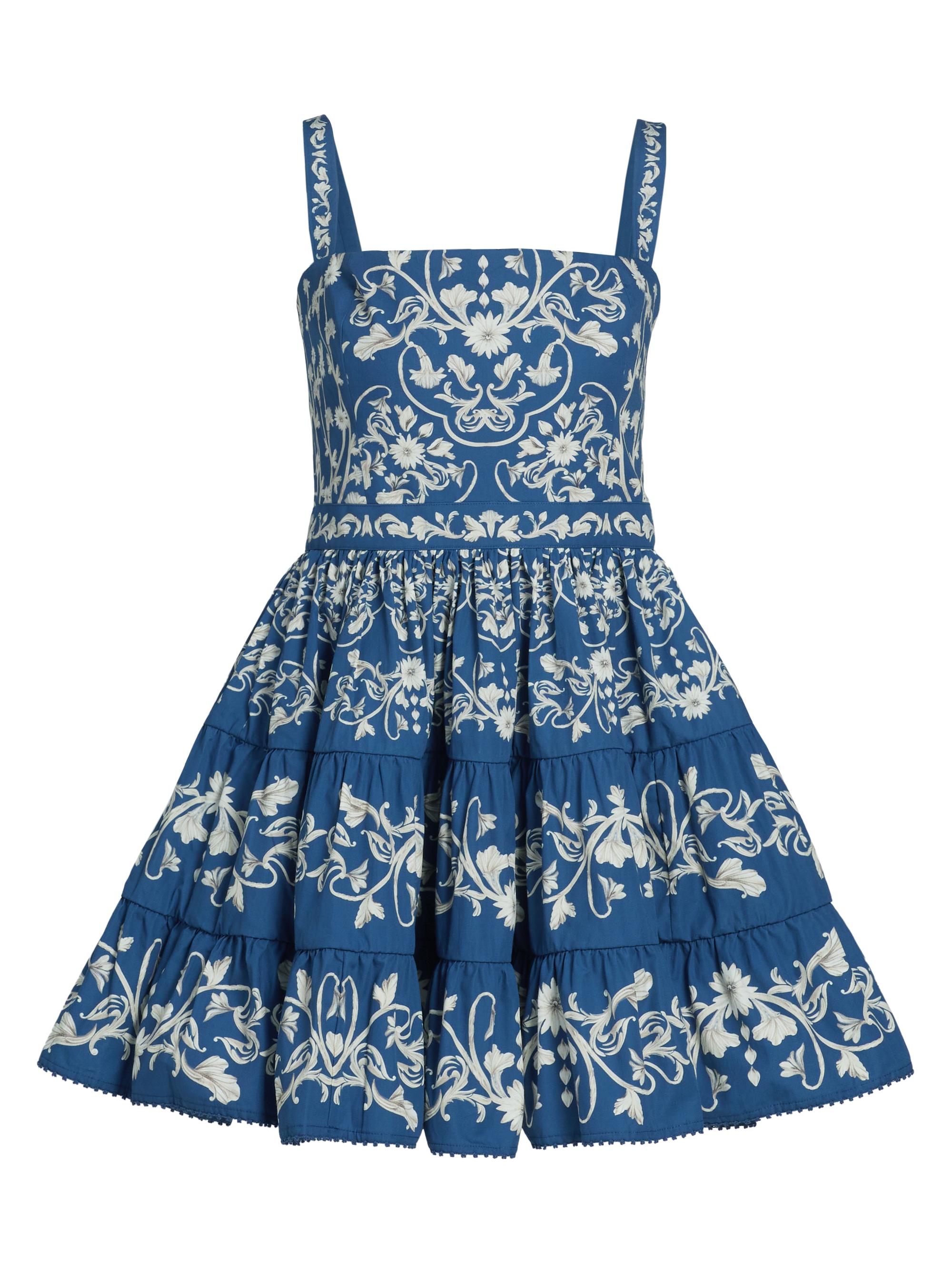 Agua by Agua Bendita Women's Lima Ribbons Tiered Minidress