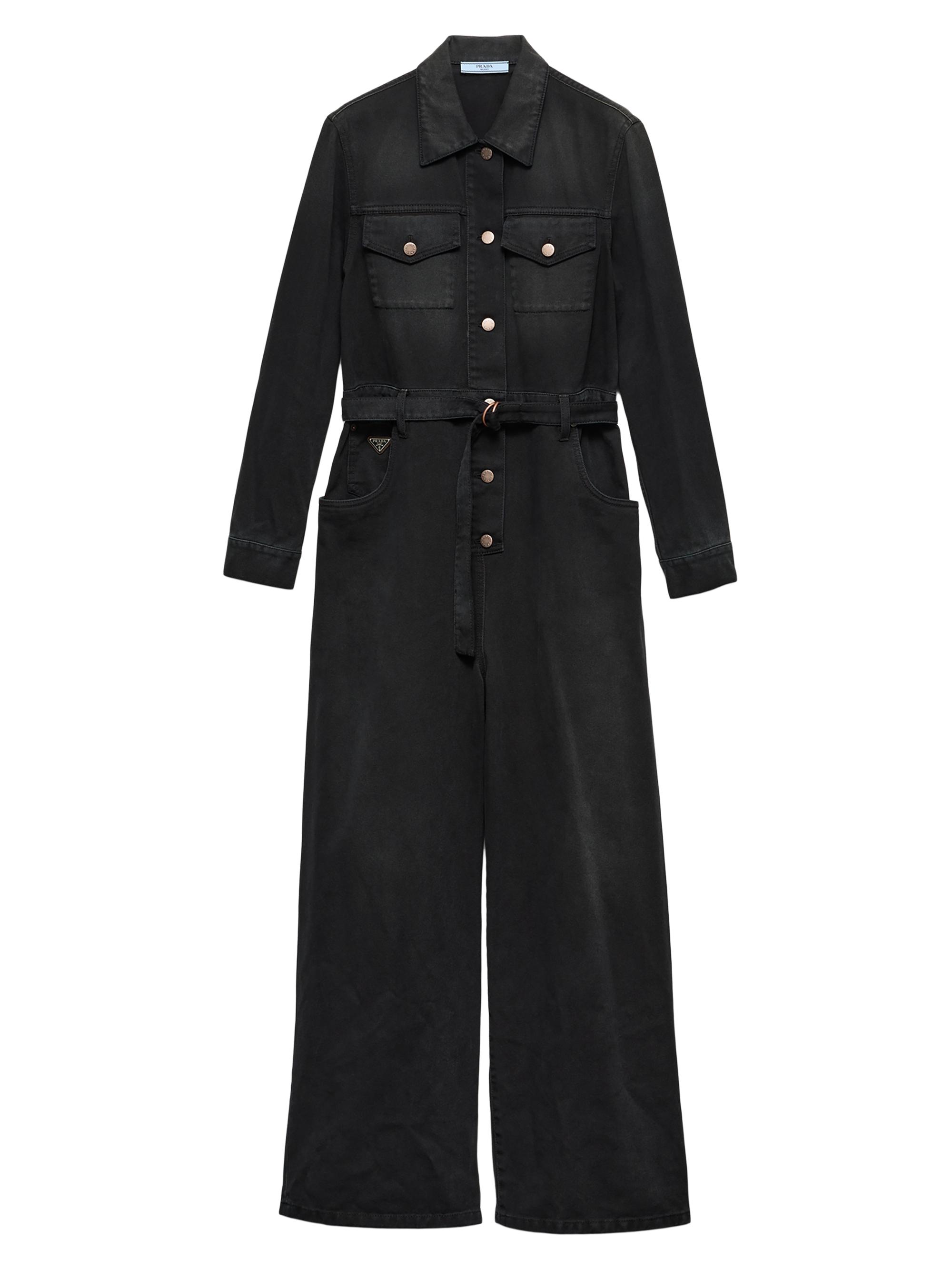 Prada Women's Denim Jumpsuit - Black