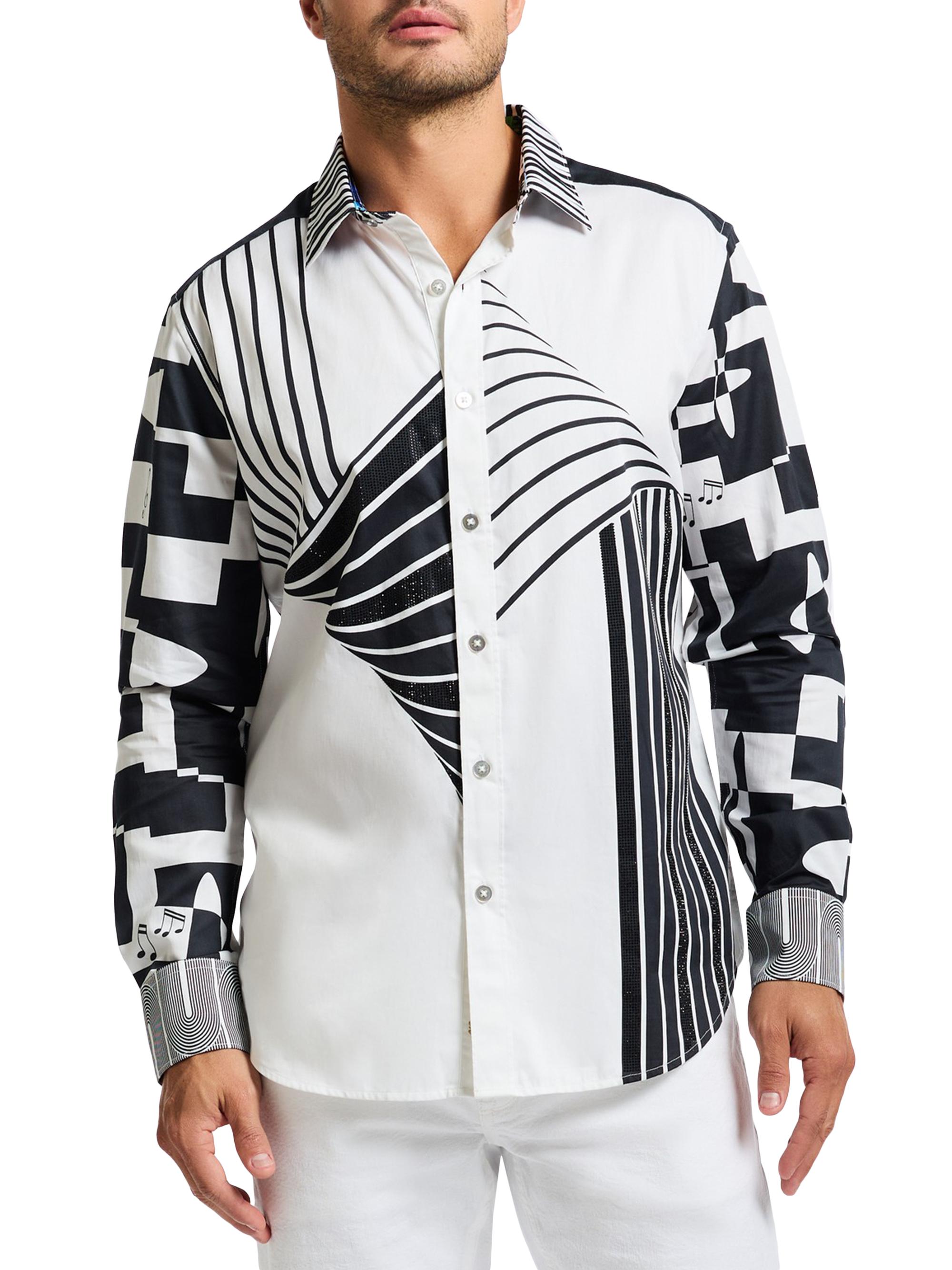Robert Graham Men's Abstract Cotton Shirt
