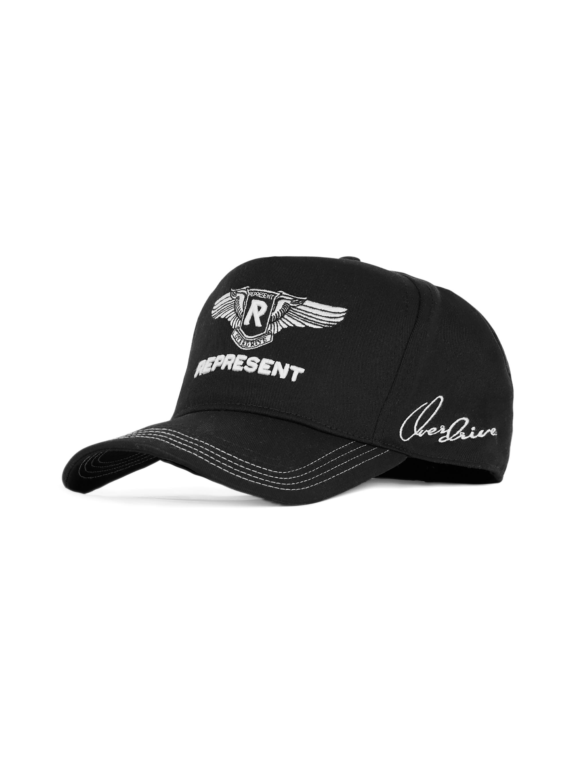 Represent Men's Overdrive Badge Cap - Jet Black