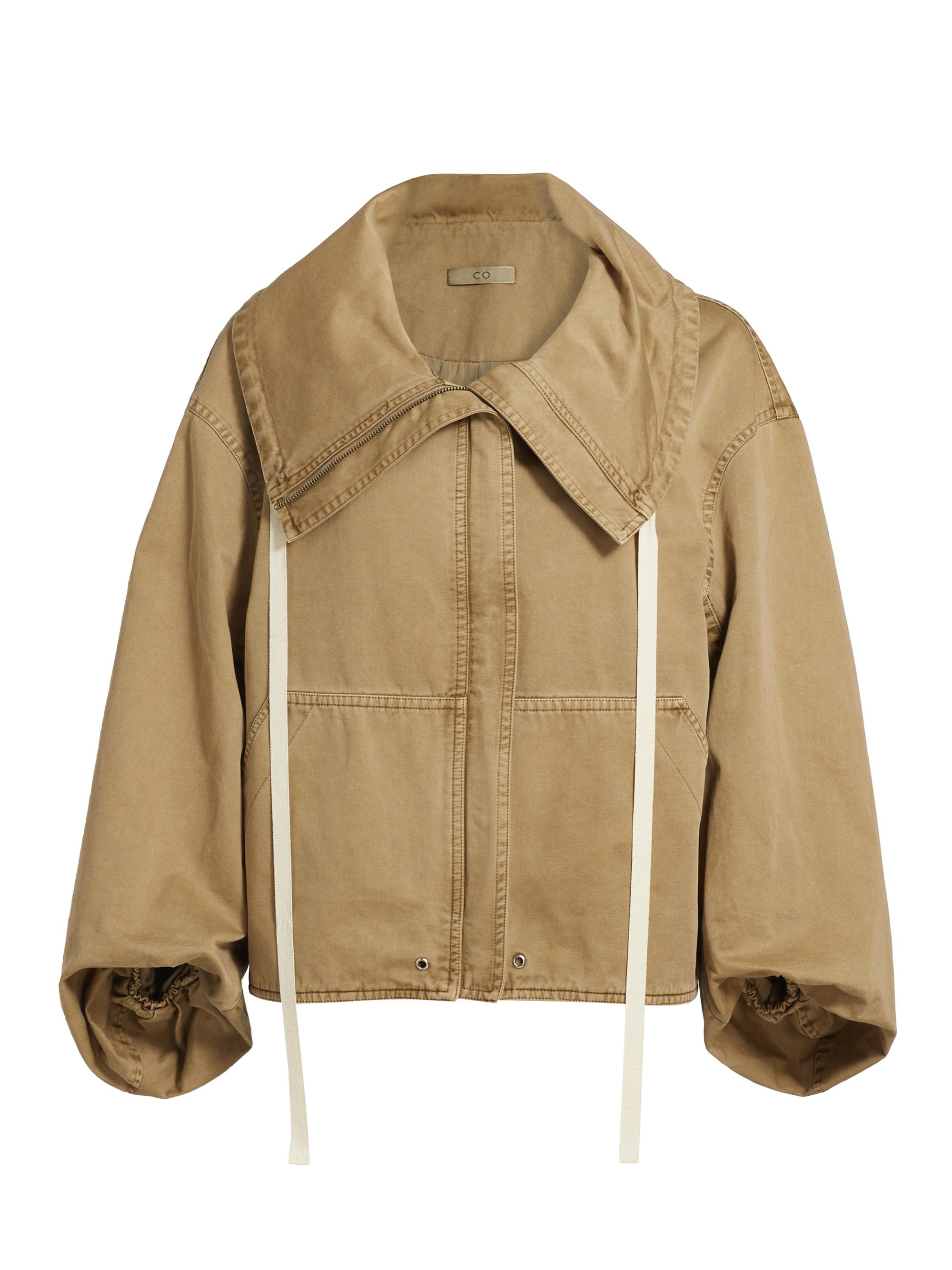 Co Women's Rolled llar Jacket - Mushroom