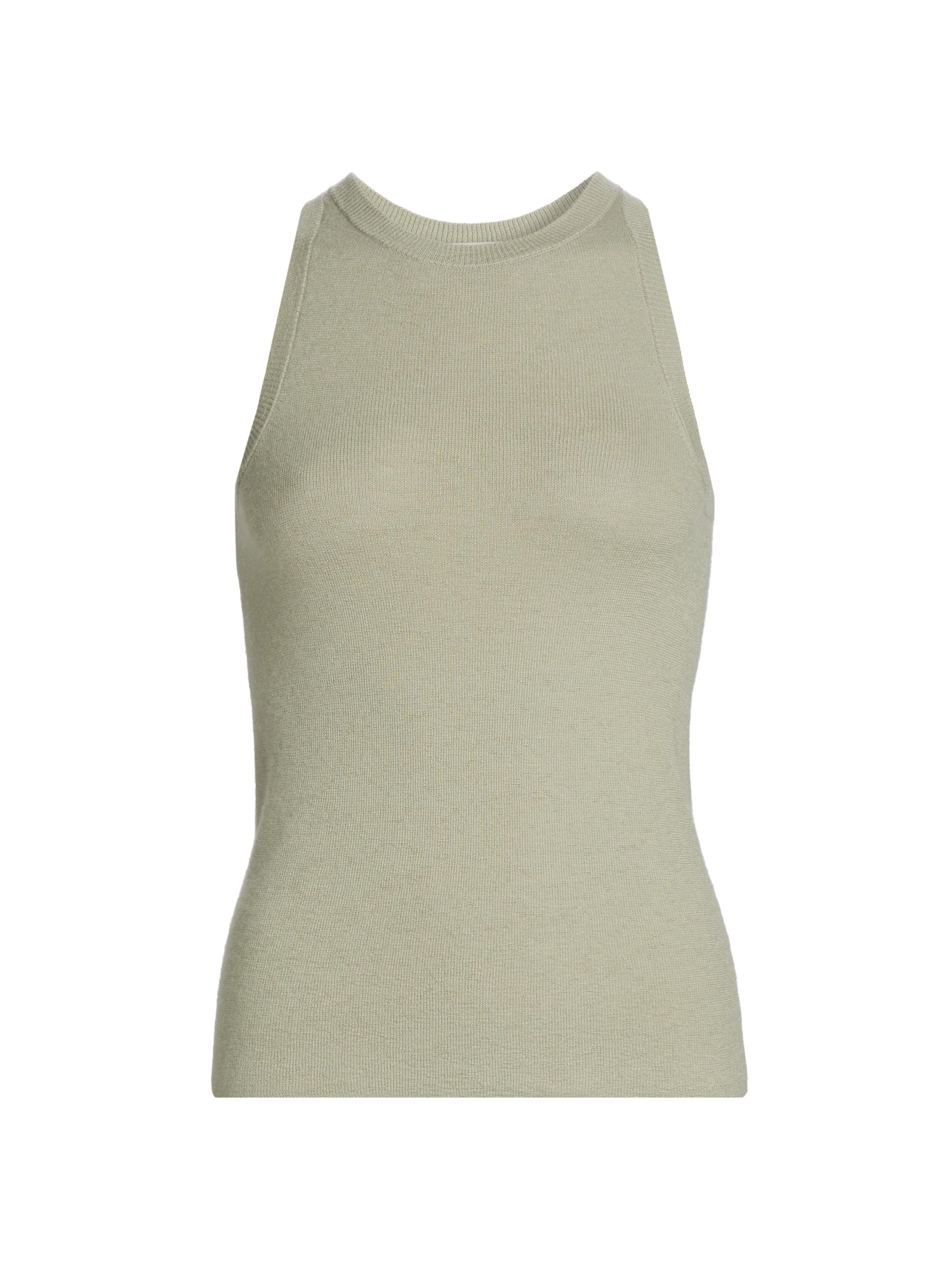 Co Women's Cashmere Knit Tank - Alfalfa