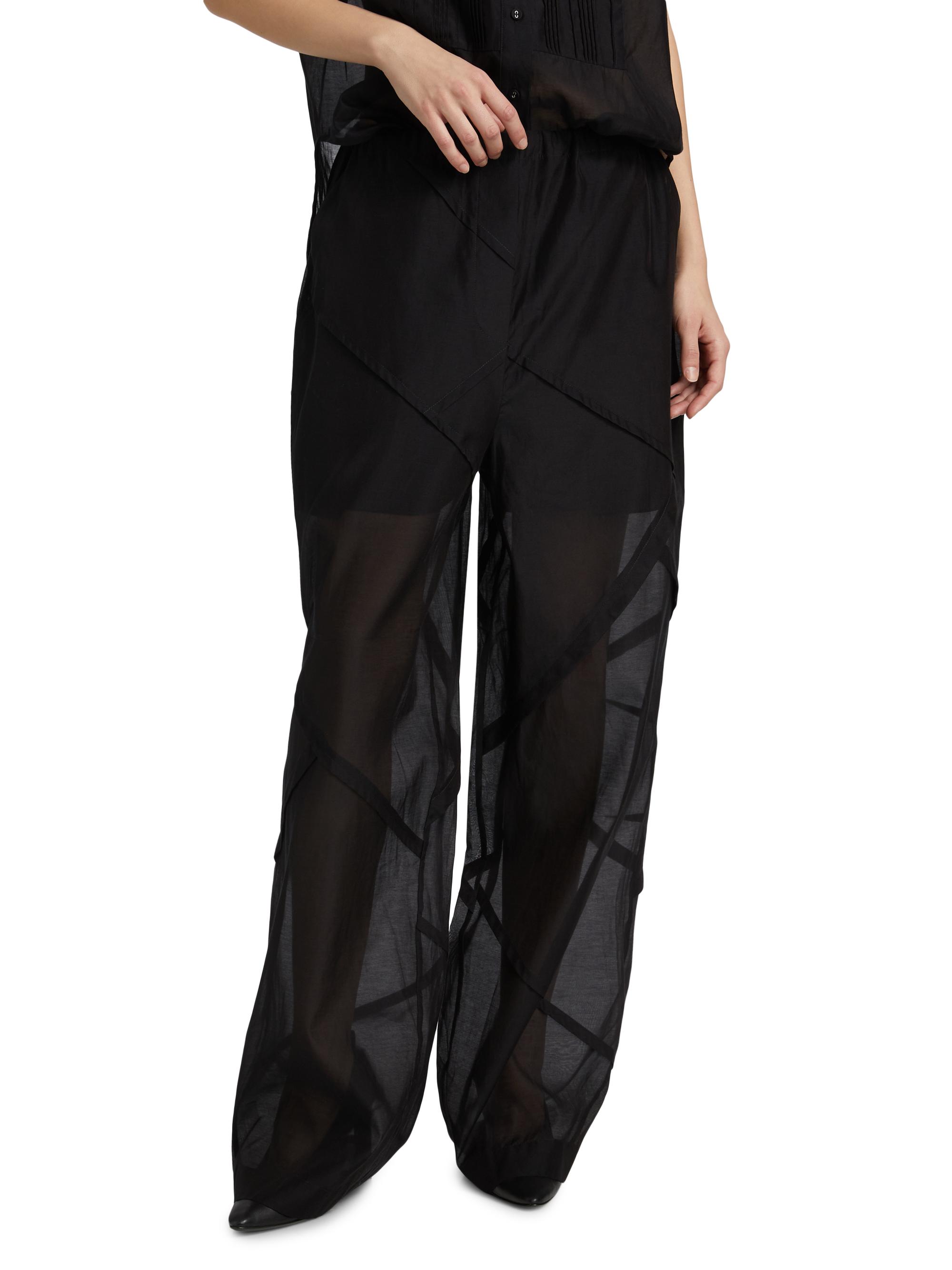Co Cotton-Silk Drawstring Parachute Pants | Saks Fifth Avenue