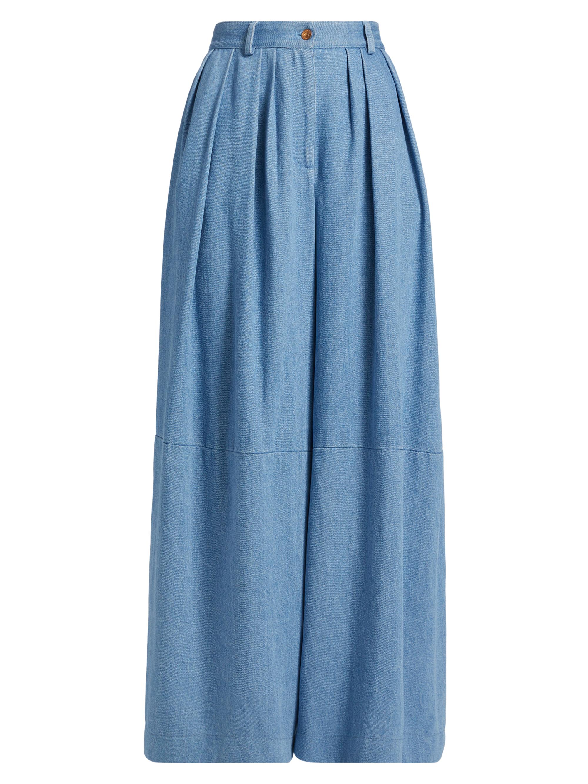 anOnlyChild Women's Just A Pinch Stona Denim Flared Pants - Washed Indigo