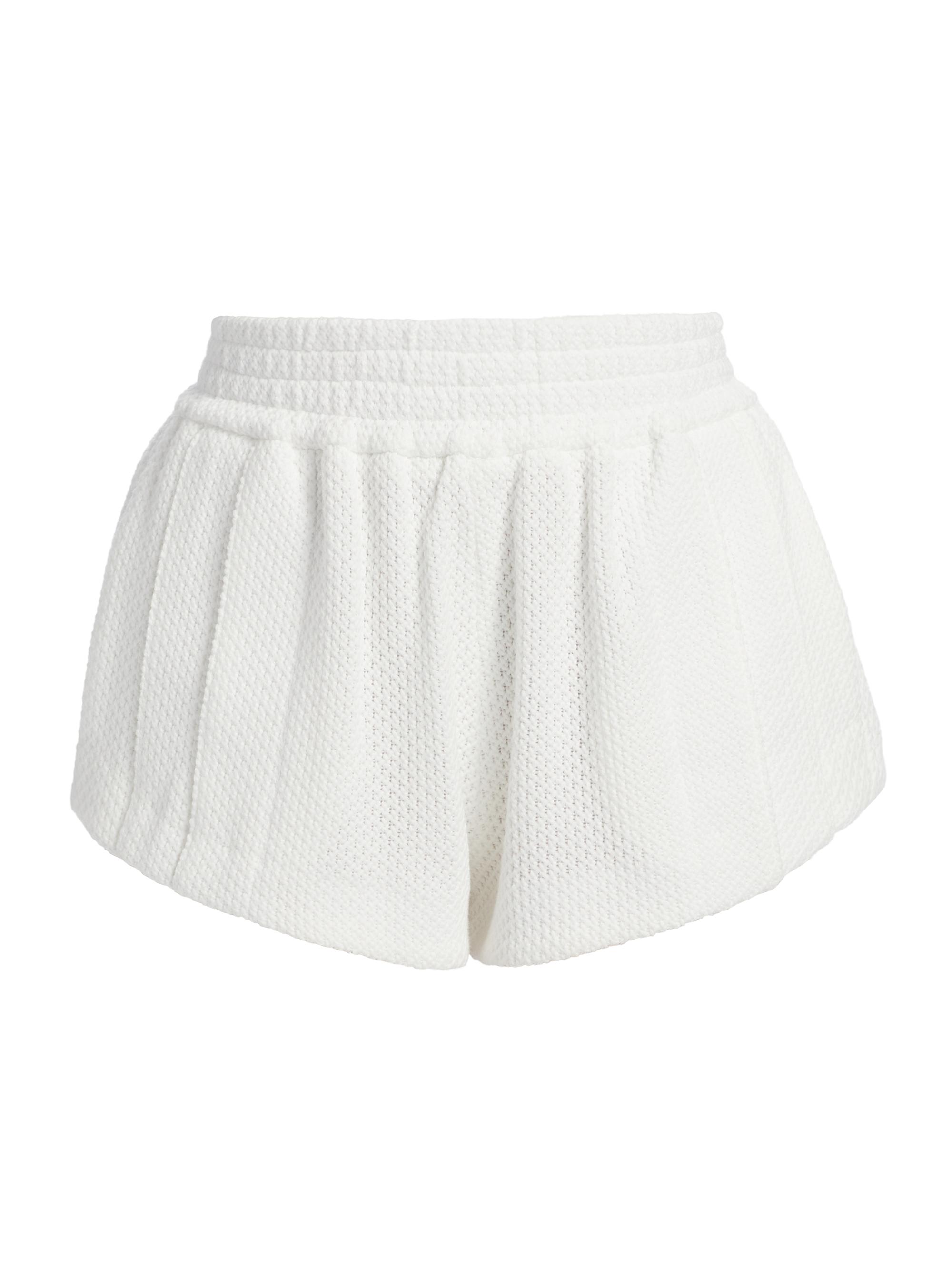 anOnlyChild Women's Just A Pinch Bevy Track Shorts - Creme