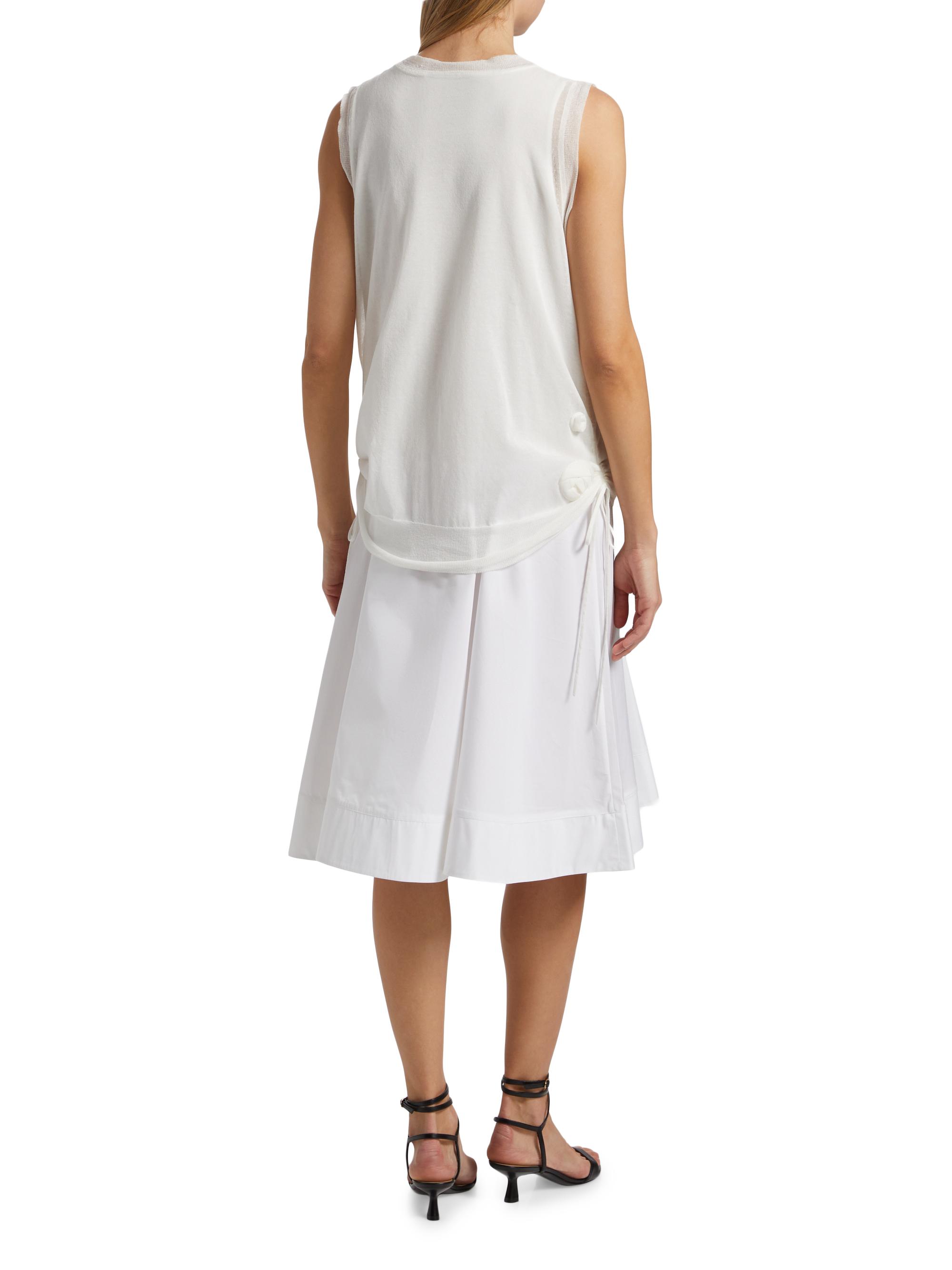 3.1 Phillip Lim Rosette Double Layer Tank Combo Dress | Saks Fifth