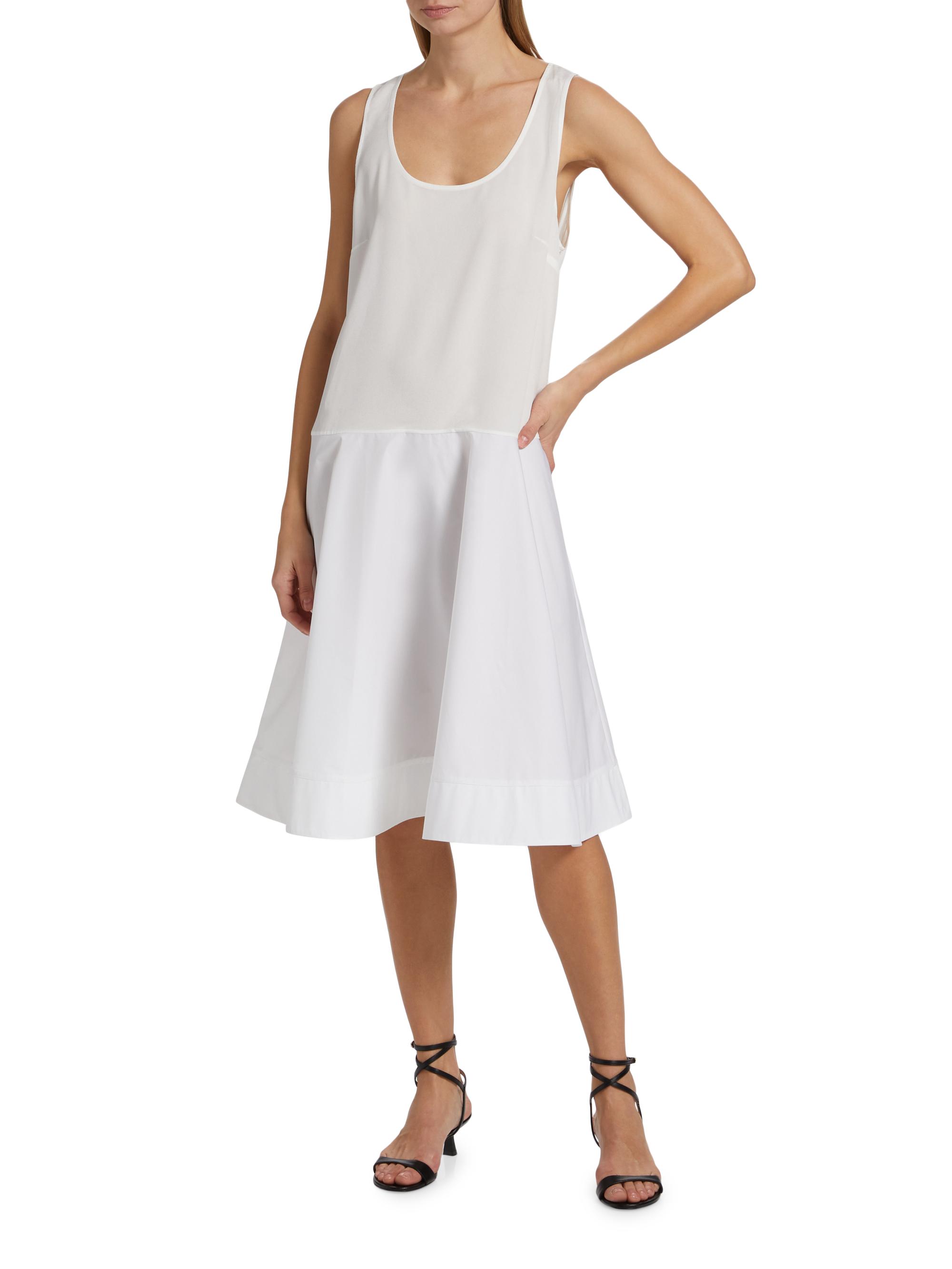 3.1 Phillip Lim Rosette Double Layer Tank Combo Dress | Saks Fifth
