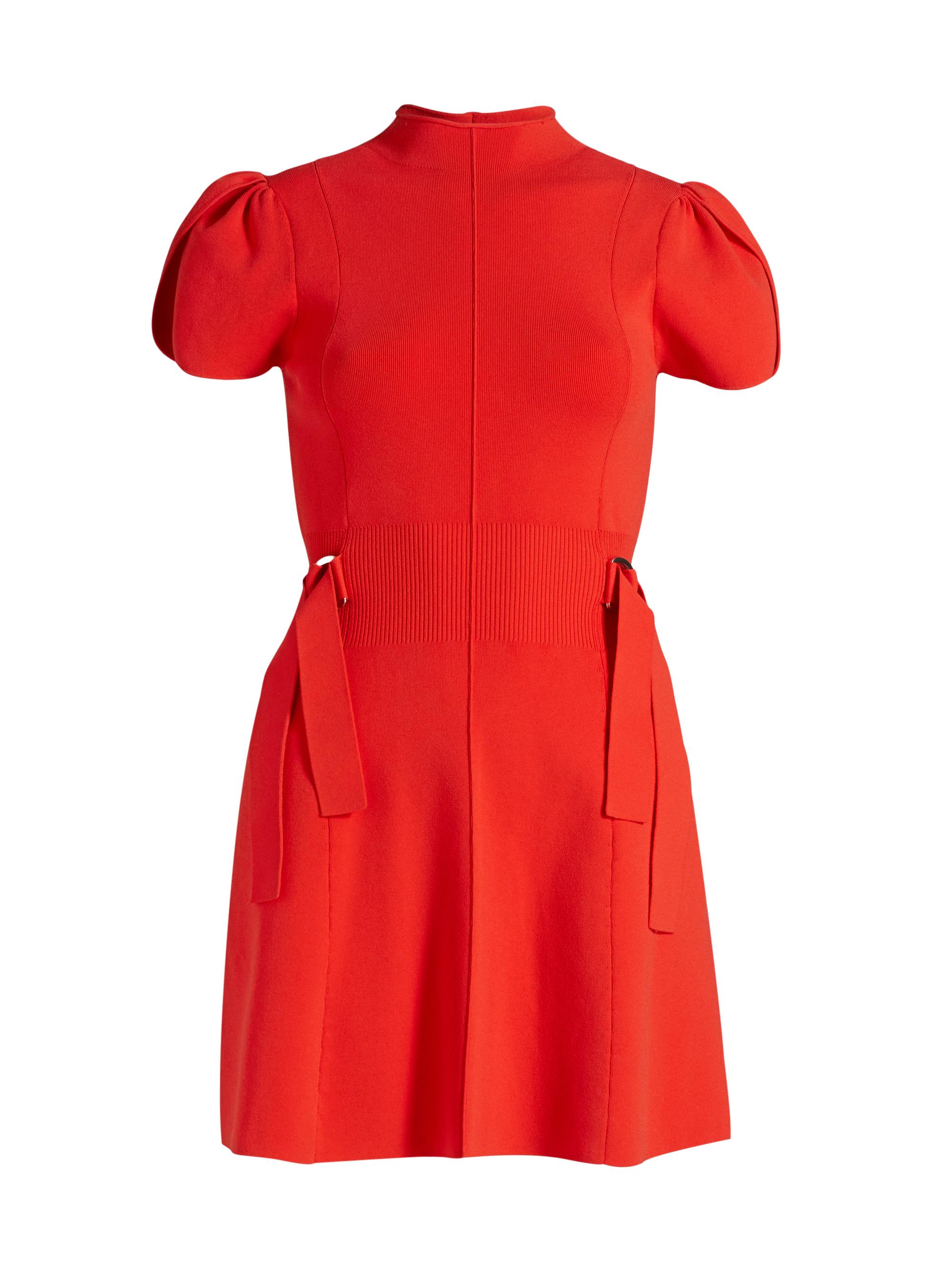 3.1 Phillip Lim Compact Rib-Knit Tulip-Sleeve Minidress | Saks