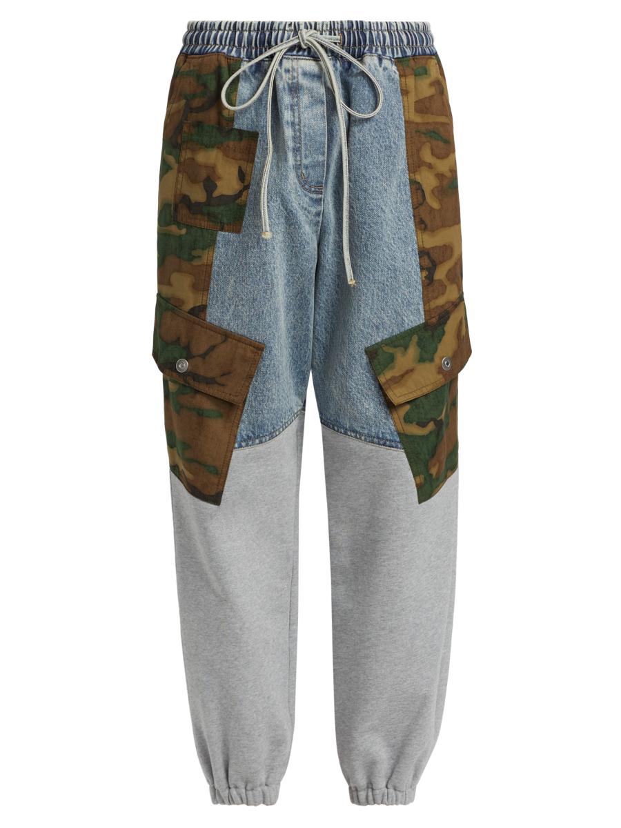 3.1 Phillip Lim Patchwork Camo Ripstop Jogger Pants | Saks Fifth