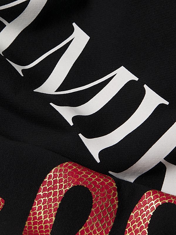 Shop Amiri Logo Snake Cotton Hoodie | Saks Fifth Avenue Shop Amiri Logo Snake Cotton Hoodie | Saks Fifth Avenue