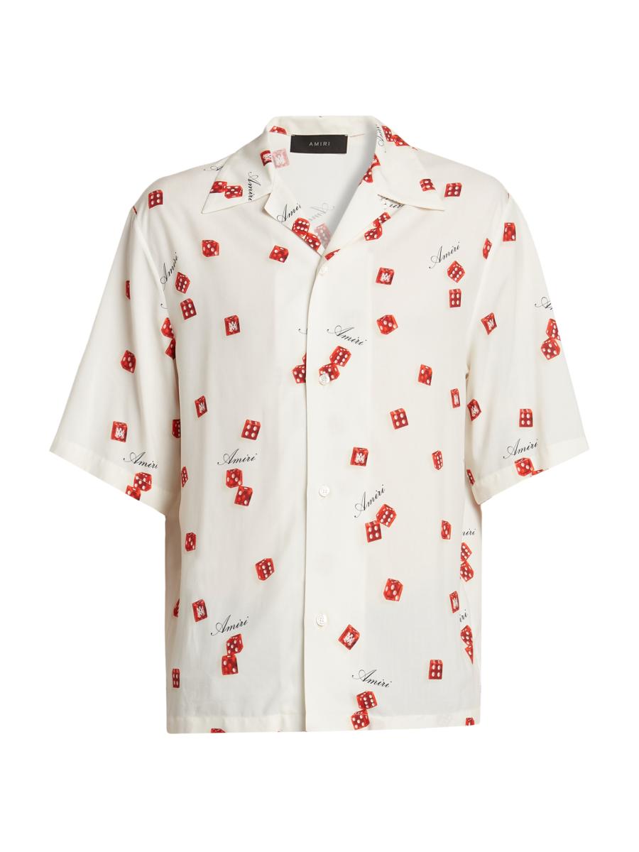 【AMIRI】 BOWLING SHIRT Amiri Men's Pool Cue Bowling Shirt - Bergdorf Goodman