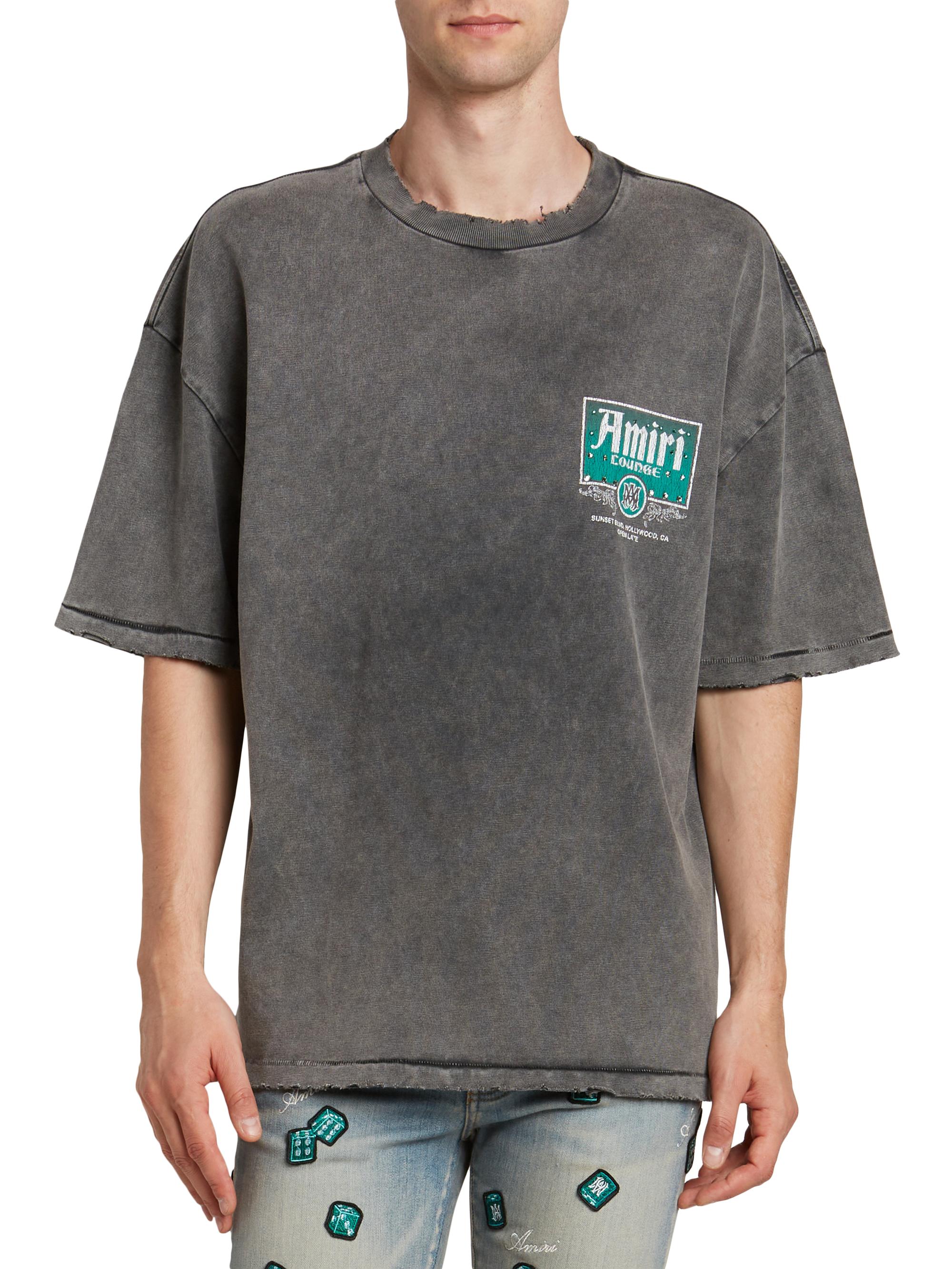 Amiri Crystal Lounge Cotton T-Shirt | Saks Fifth Avenue