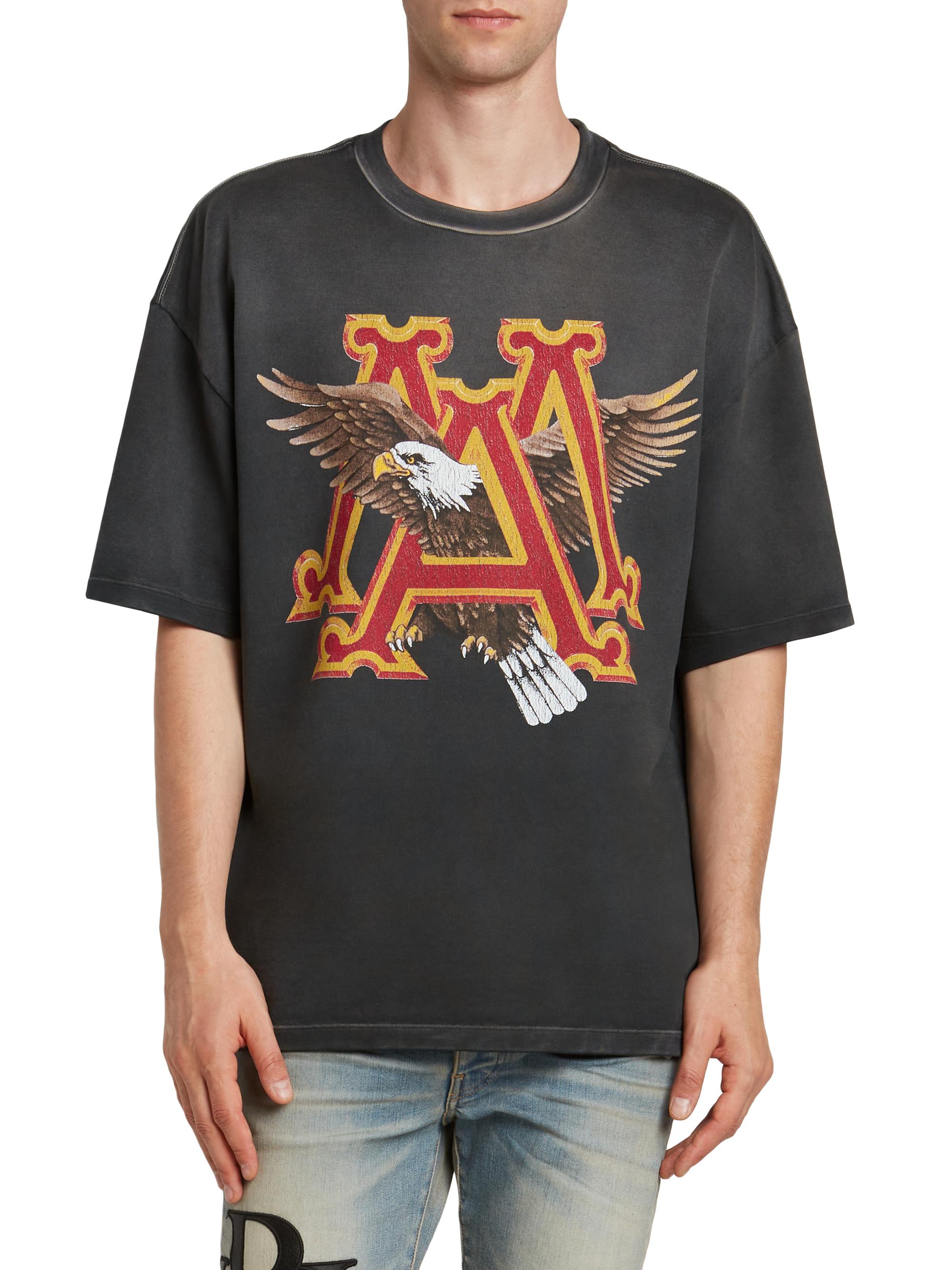 【AMIRI】ヴィンテージ MA イーグル Tシャツ Amiri Ma Eagle Oversized T-Shirt | Saks Fifth Avenue