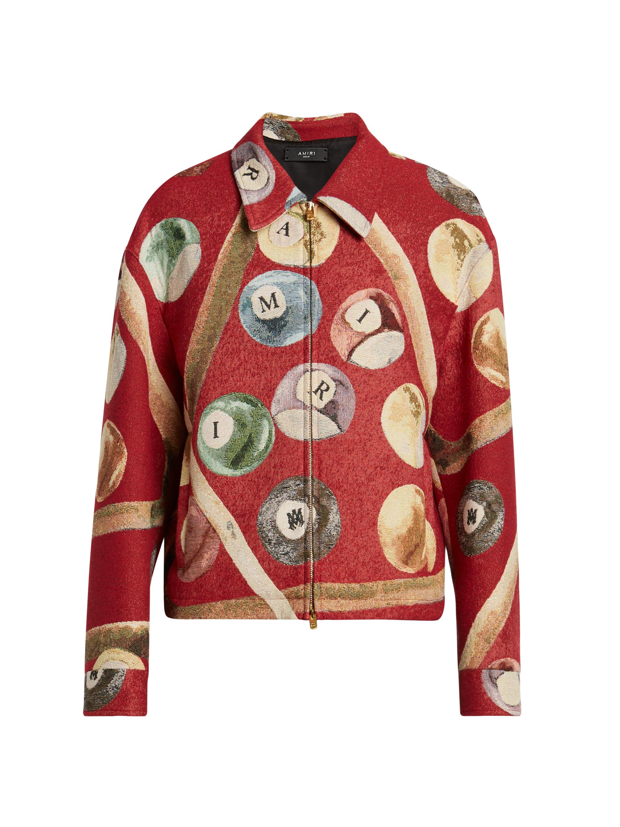 美品 REDVALENTINO ペイズリー フード付きジャケット アシンメトリー Amiri Billiards Tapestry Blouson Jacket | Saks Fifth Avenue