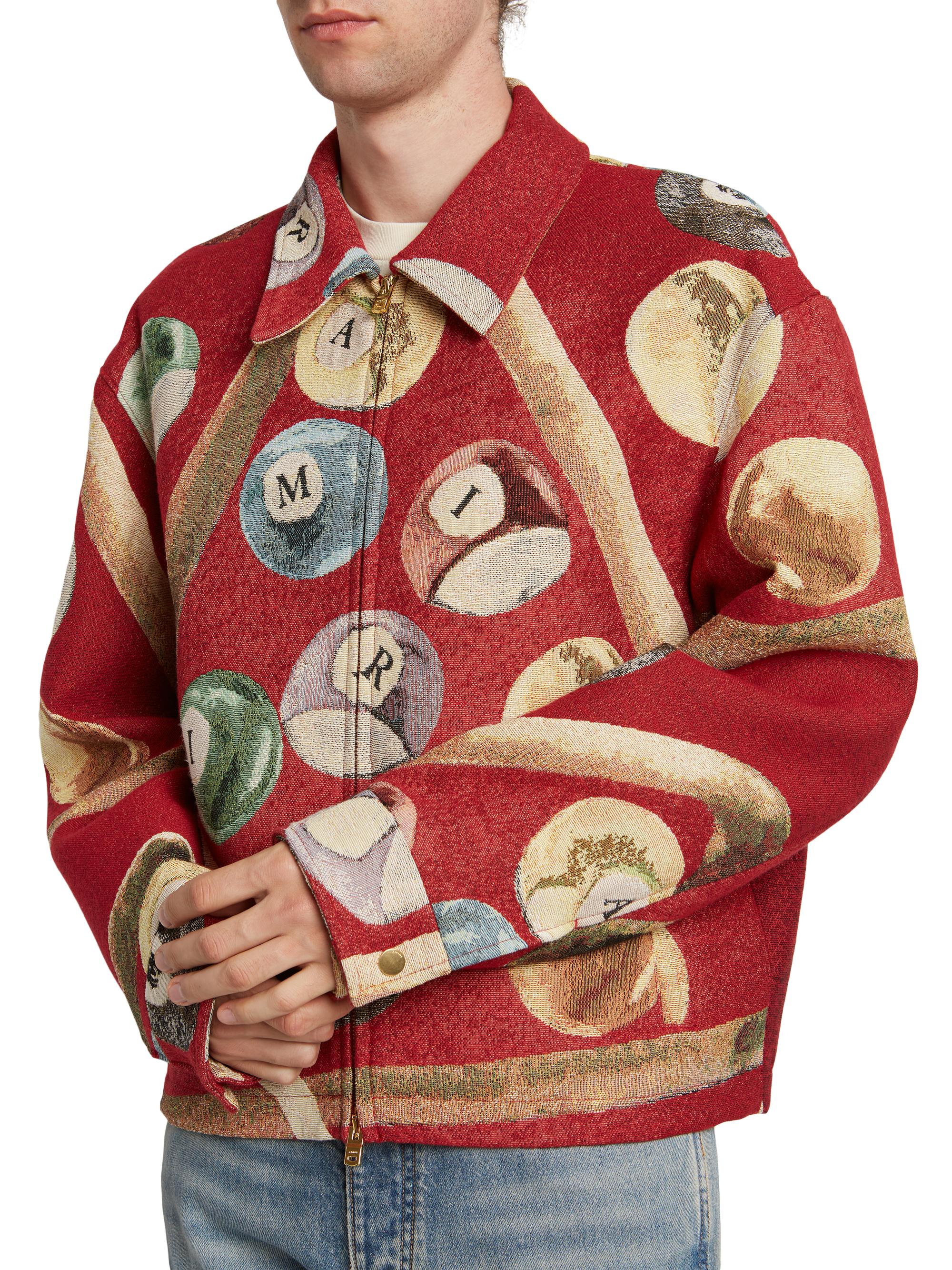 ジャケット・アウター amaririsu Amiri Billiards Tapestry Blouson Jacket | Saks Fifth Avenue