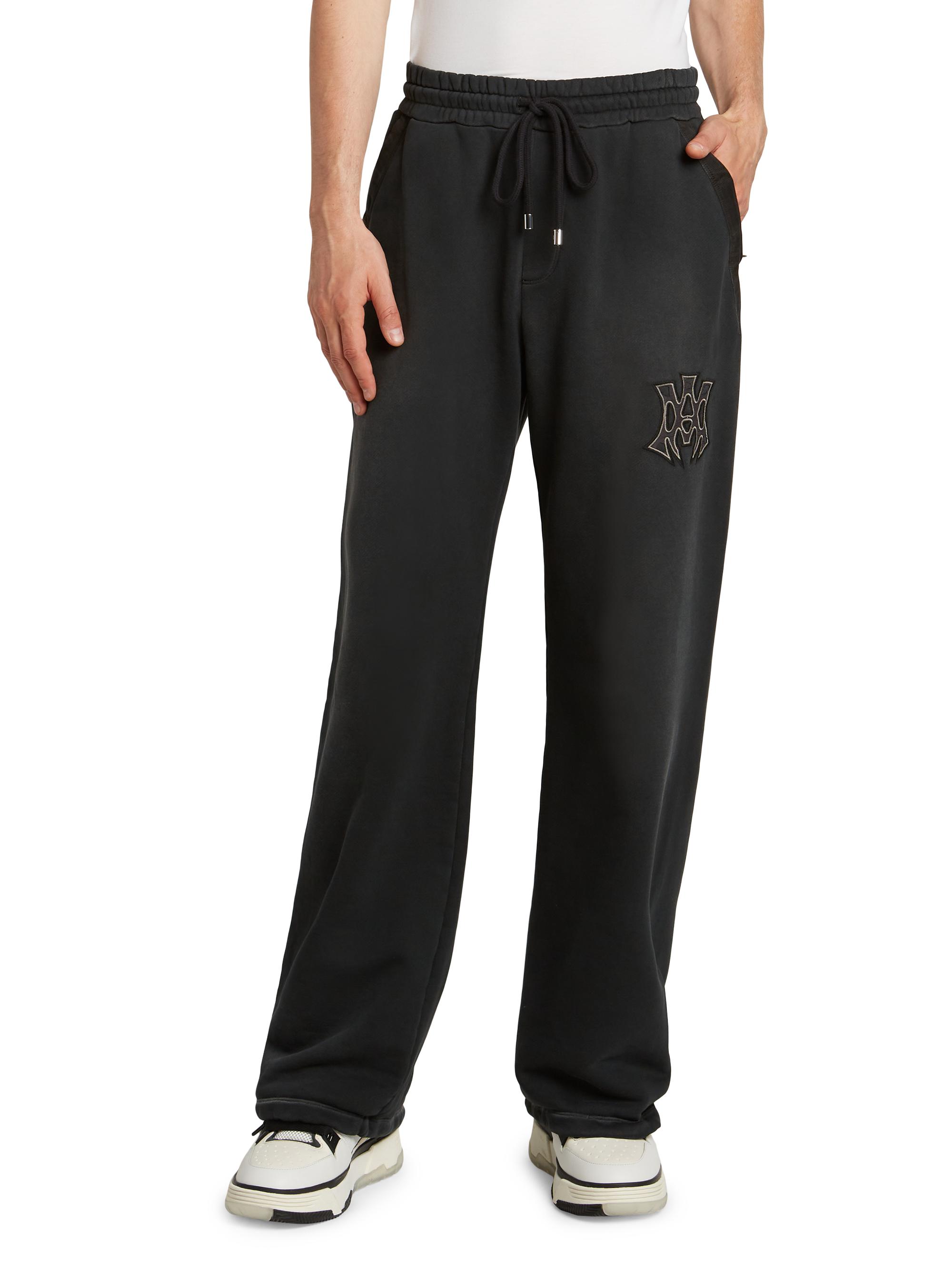 Cotton Wide-Leg Sweatpants