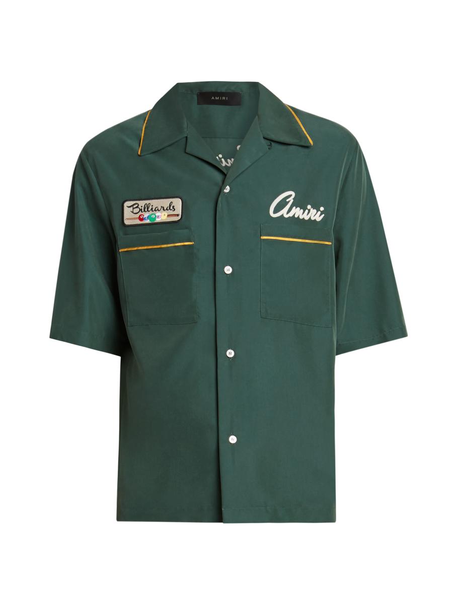 【AMIRI】 SATURDAY NIGHT CAMP SHIRT SATURDAY NIGHT CAMP SHIRT - Navy | AMIRI