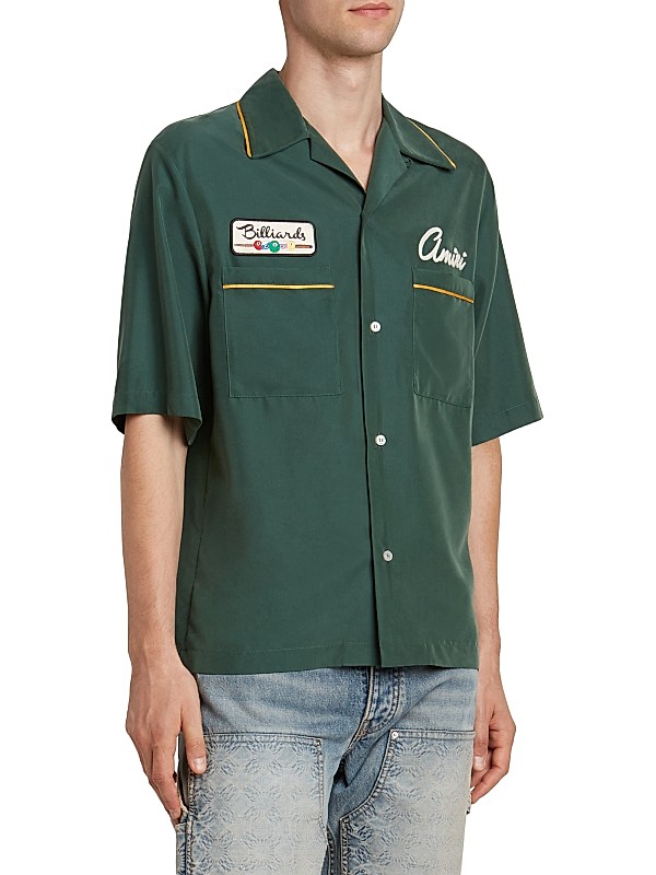 Shop Amiri Billiards Club Camp Shirt | Saks Fifth Avenue Shop Amiri Billiards Club Camp Shirt | Saks Fifth Avenue