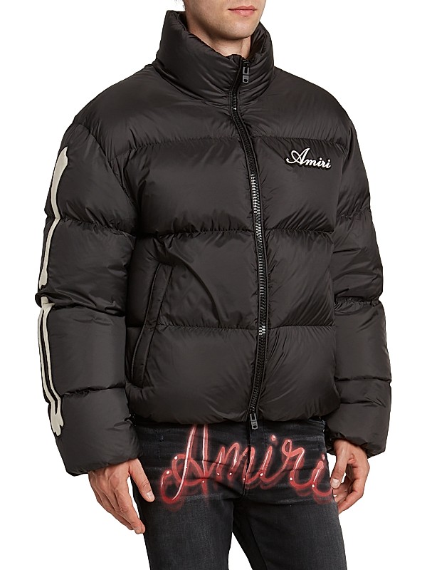 Shop Amiri Bones Down Puffer Jacket | Saks Fifth Avenue Shop Amiri Bones Down Puffer Jacket | Saks Fifth Avenue