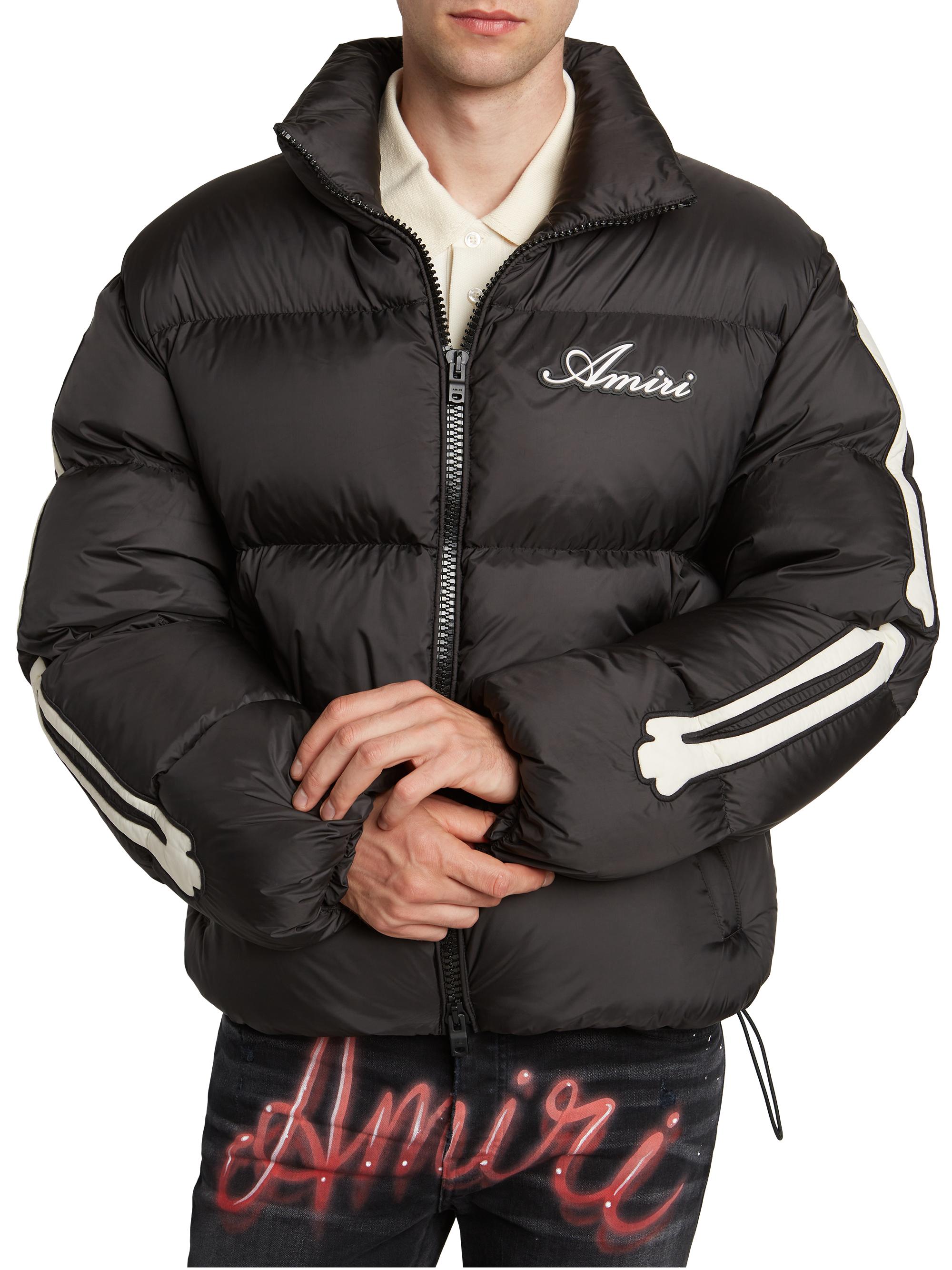 新品 AMIRI BONES DOWN JACKET BONES DOWN JACKET - Dark Brown | AMIRI