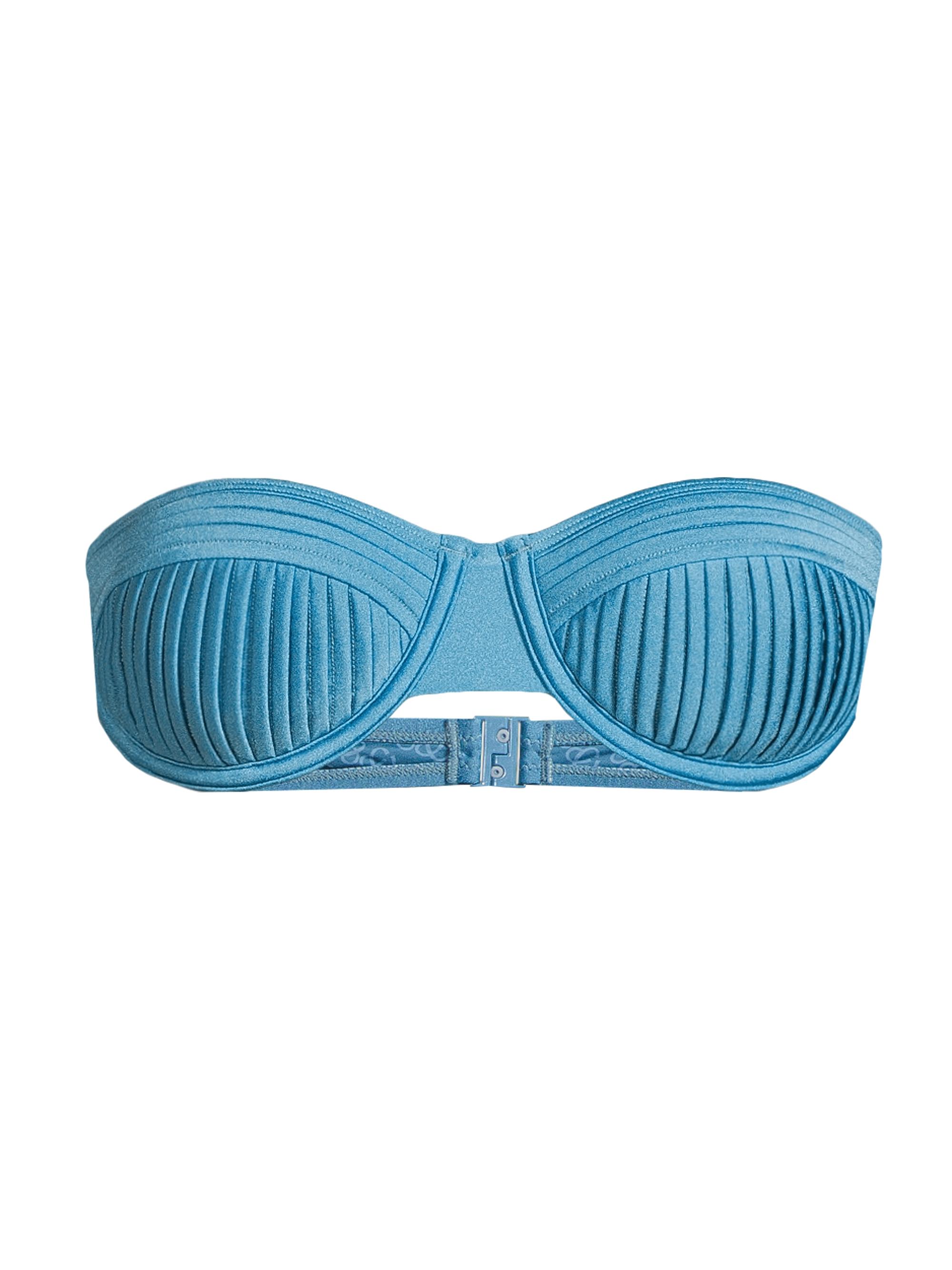 Solid & Striped Women's The Solene Pintucked Bikini Top - French Blue