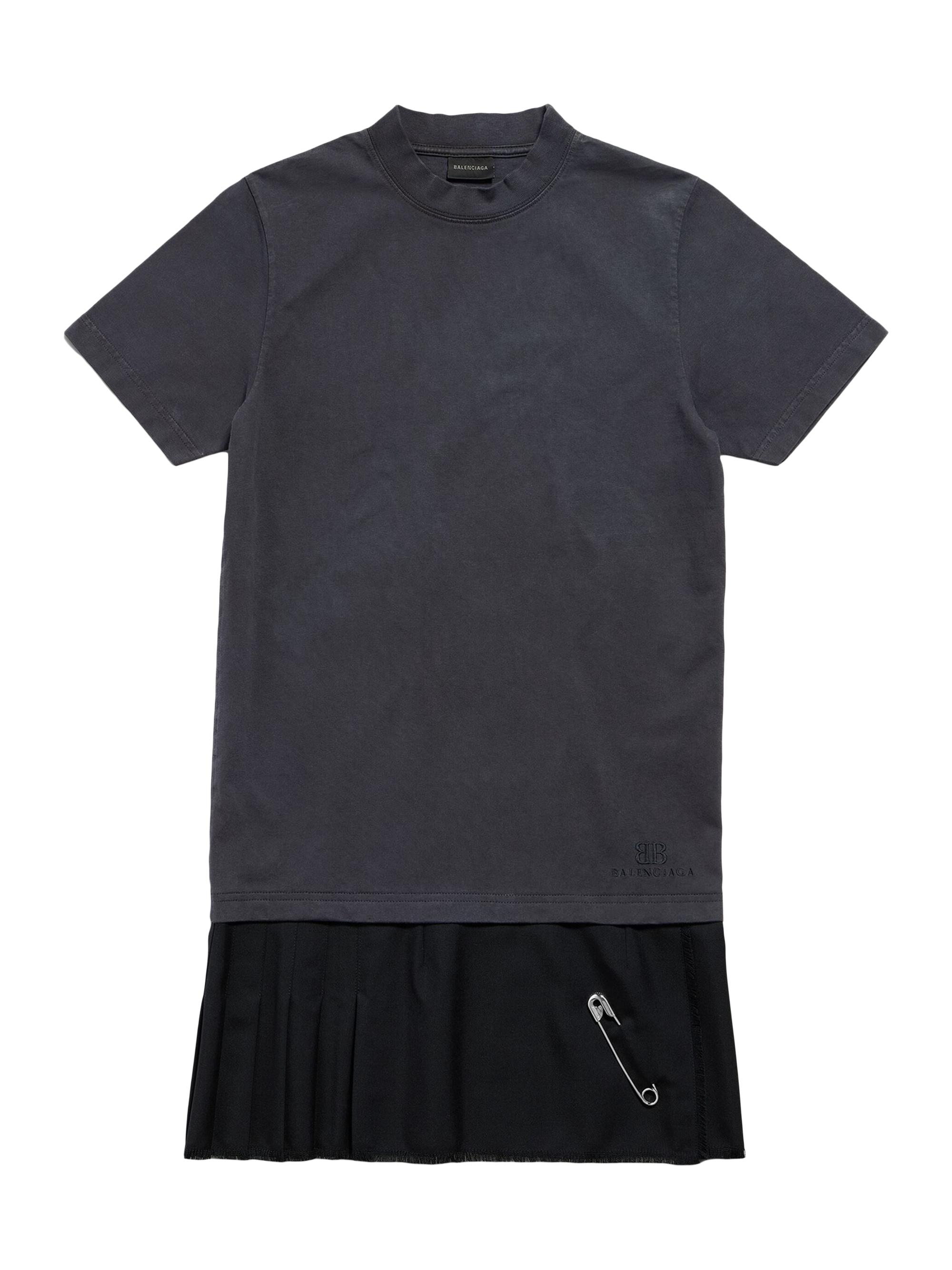Balenciaga Women's Layered T-Shirt Dress - Black