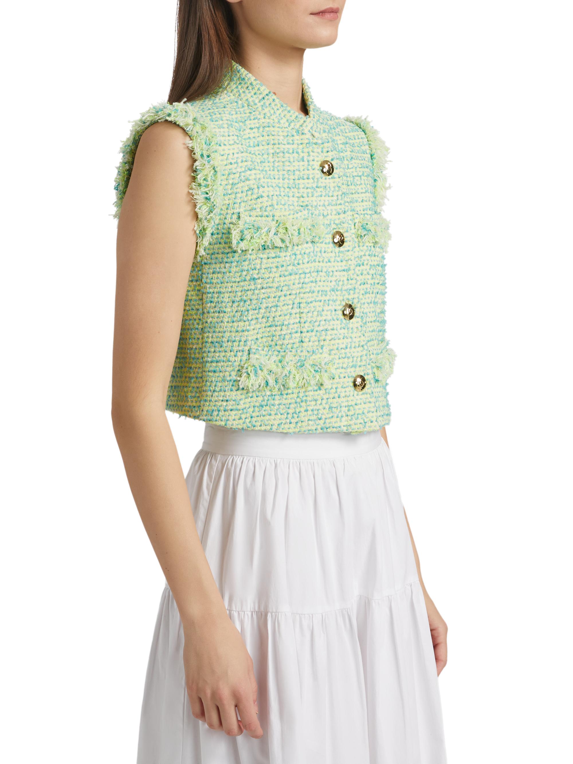 Derek Lam 10 Crosby Loa Tweed Vest | Saks Fifth Avenue