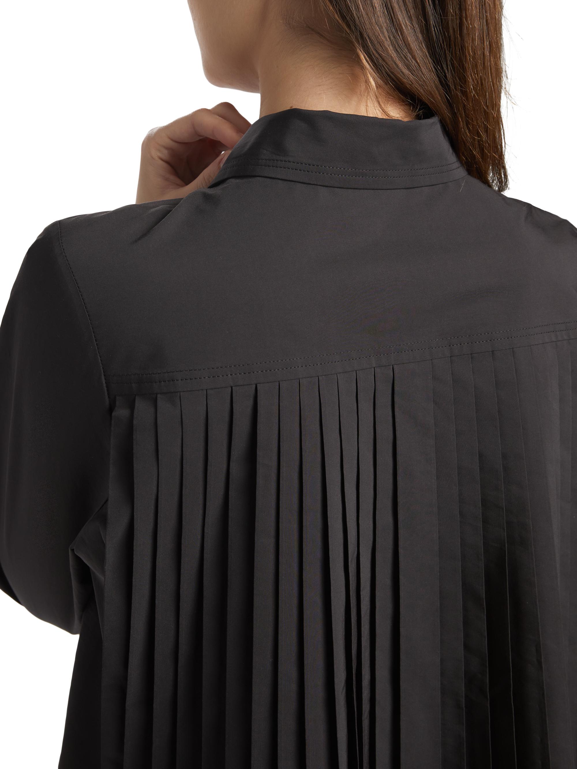 Derek Lam 10 Crosby Women's Cotton-Blend Button-Front Top - Black | Thumbnail 6