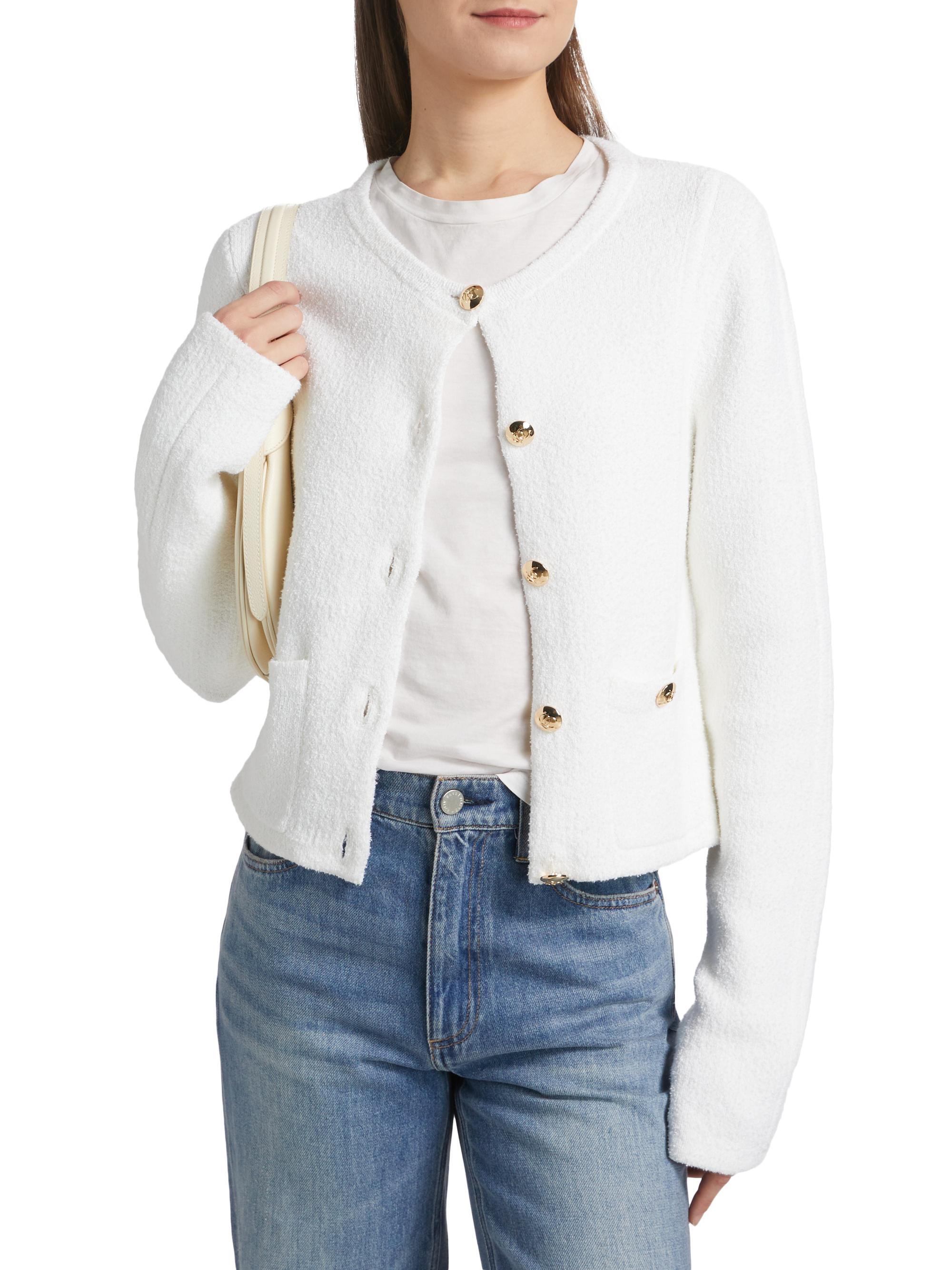 Derek Lam 10 Crosby Aubree Boucle Sweater Jacket | Saks Fifth Avenue
