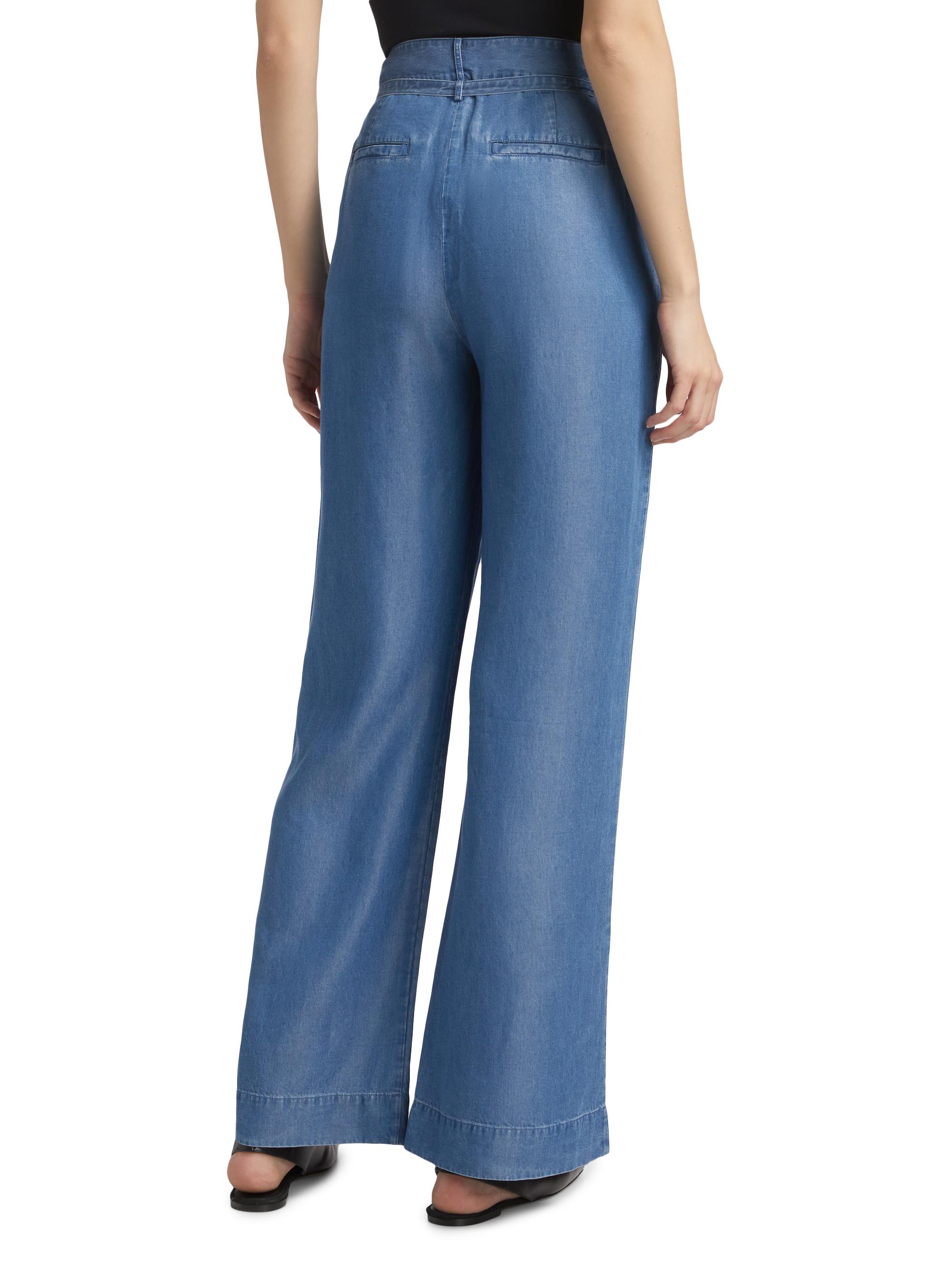 Derek Lam 10 Crosby Felicity Pleated Tie Pants | Saks Fifth Avenue