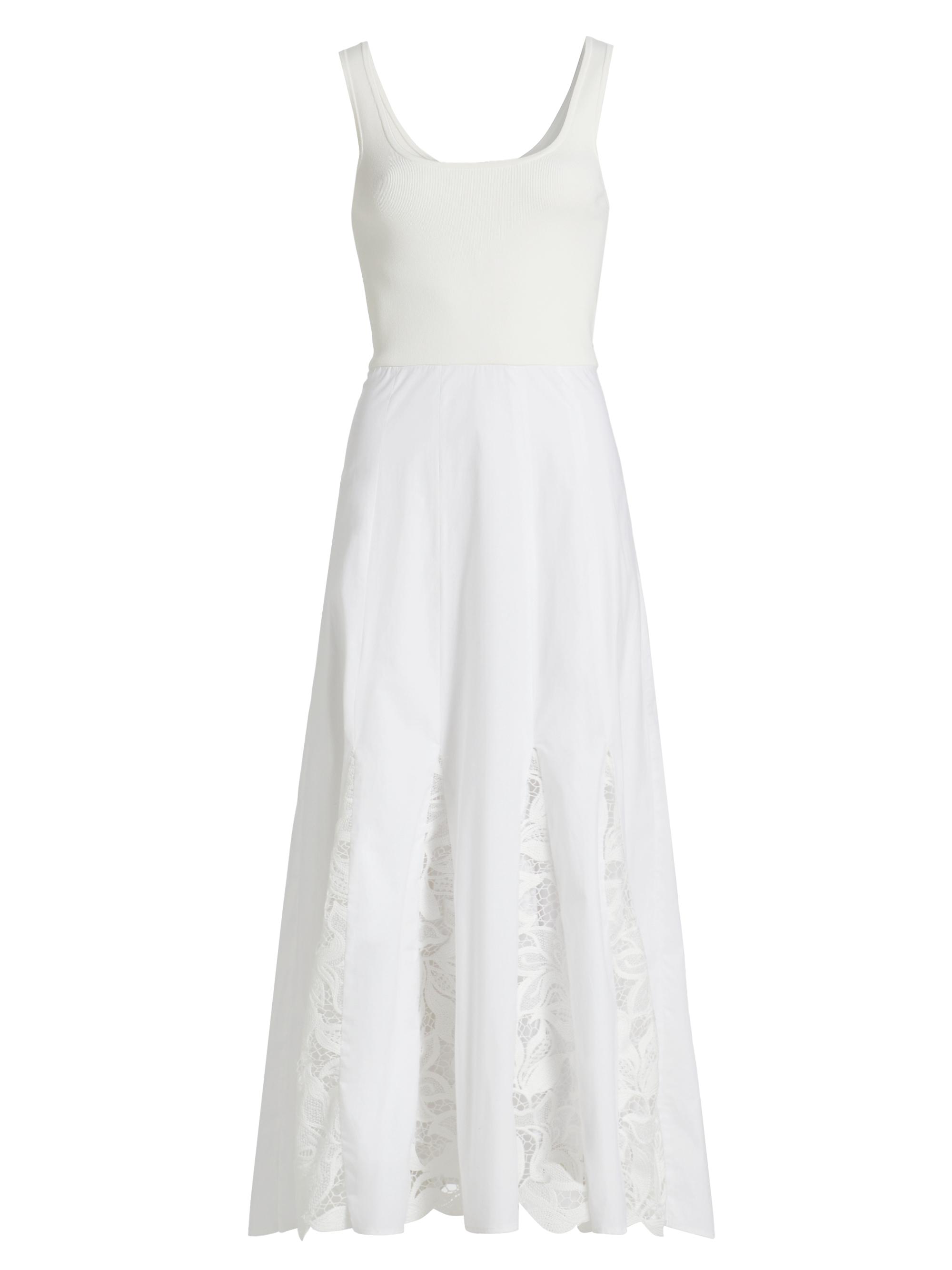 Derek Lam 10 Crosby Maeleyse Mixed Media Lace Dress | Saks Fifth