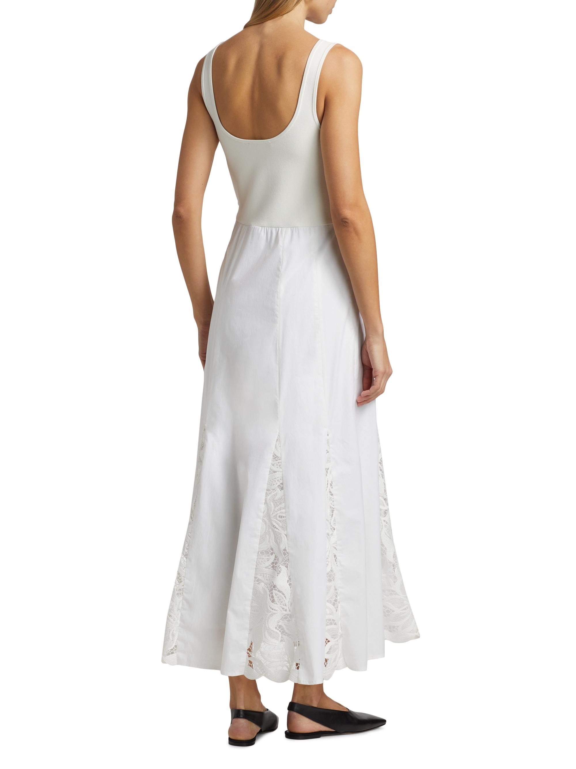 Derek Lam 10 Crosby Maeleyse Mixed Media Lace Dress | Saks Fifth