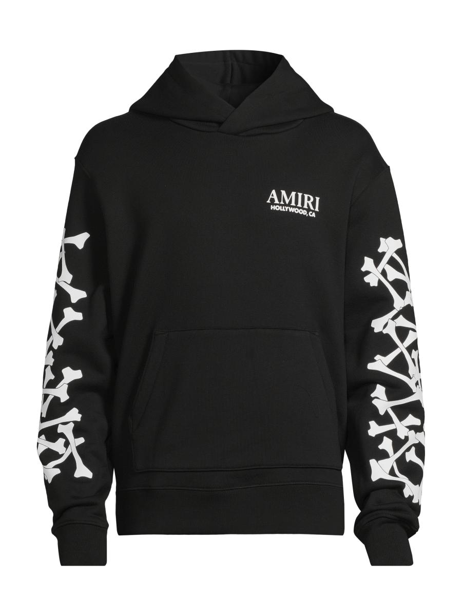ハンサム度がアップする【AMIRI】Over Hoodie AMIRI logo-print Cotton Hoodie | Black | FARFETCH