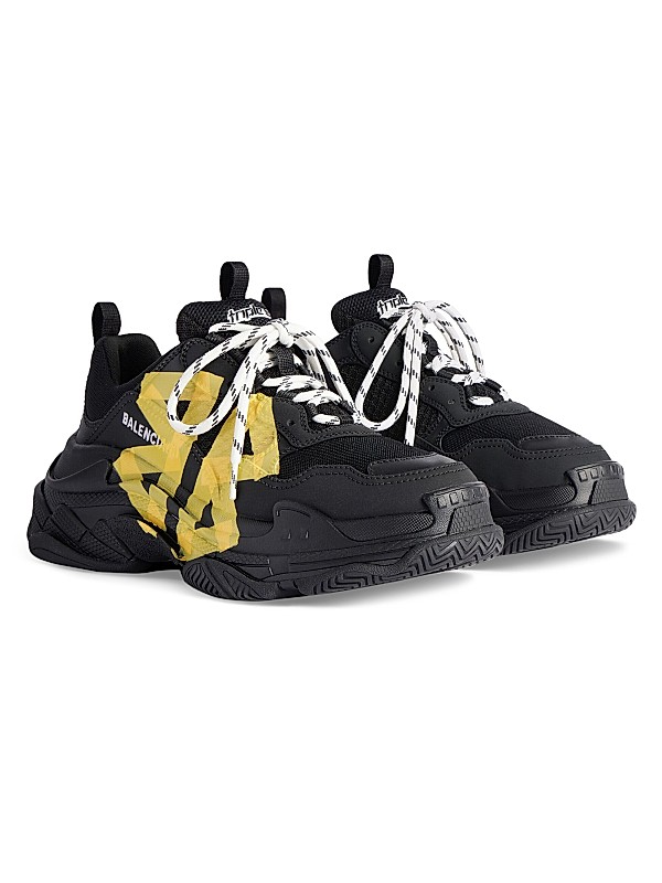 Shop Balenciaga Triple S Tape Type Sneakers | Saks Fifth Avenue Shop Balenciaga Triple S Tape Type Sneakers | Saks Fifth Avenue