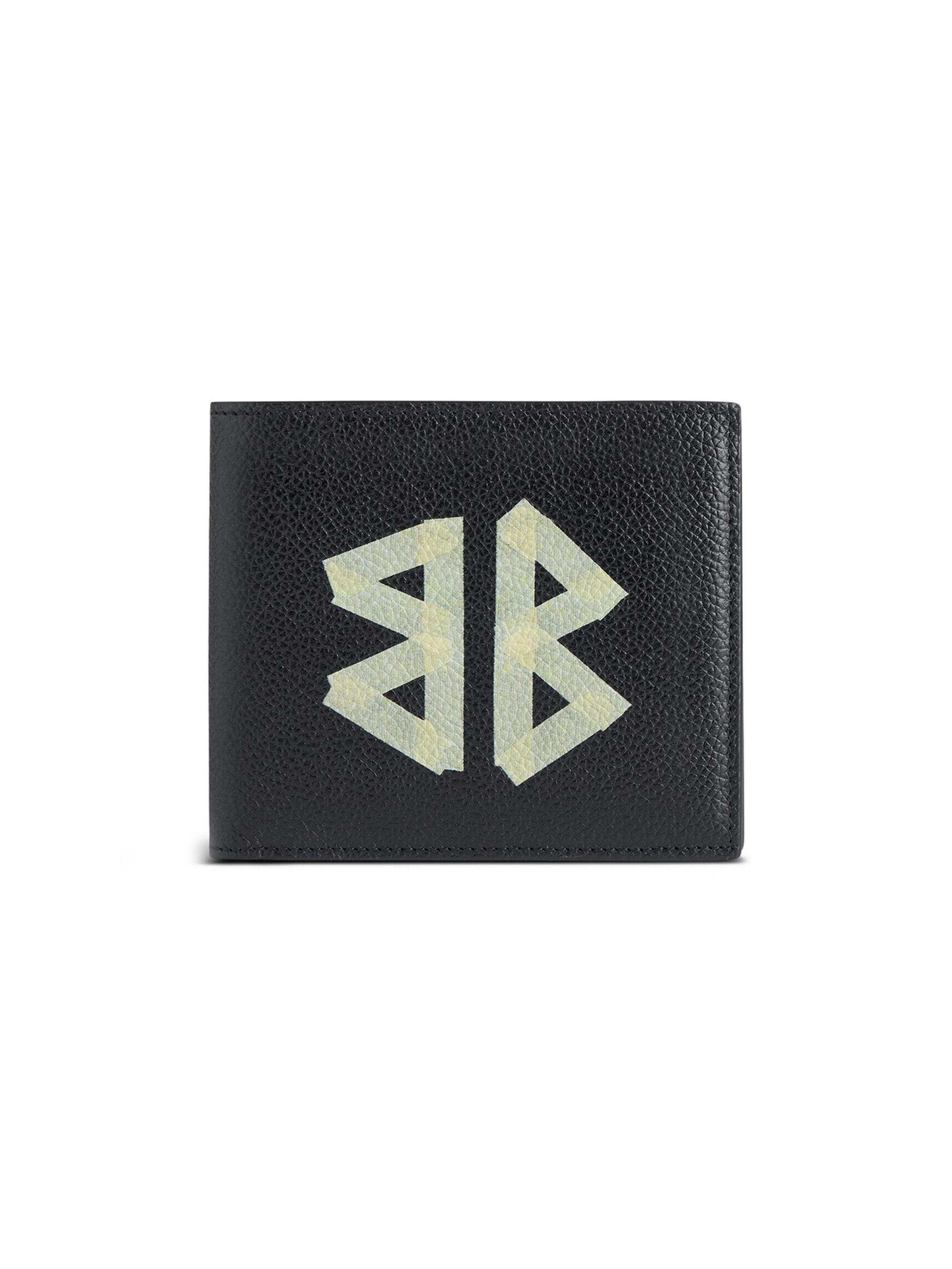 Balenciaga Men's Cash Square Folded Wallet - Black