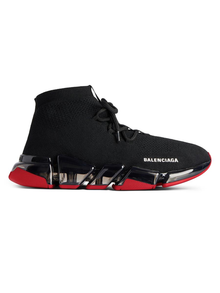 Balenciaga Speed 2.0 Lace Up Full Clear Sole Recycled Knit