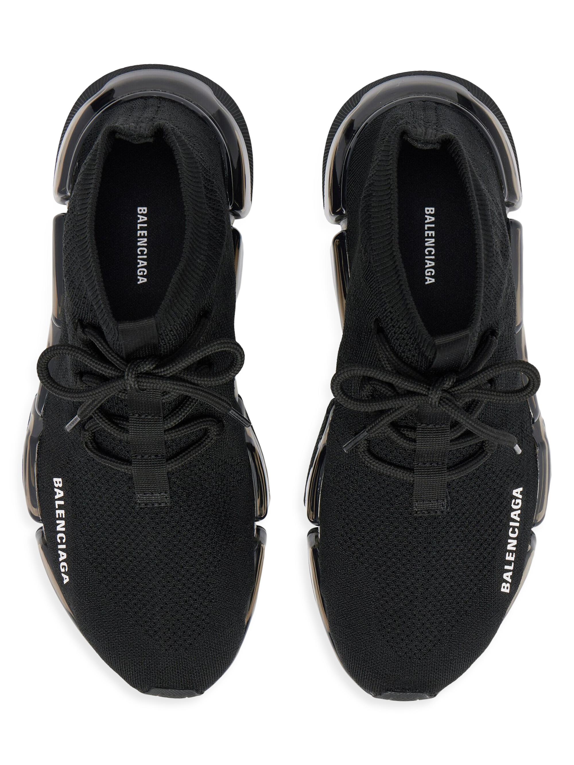 Balenciaga Speed 2.0 Lace Up Full Clear Sole Recycled Knit