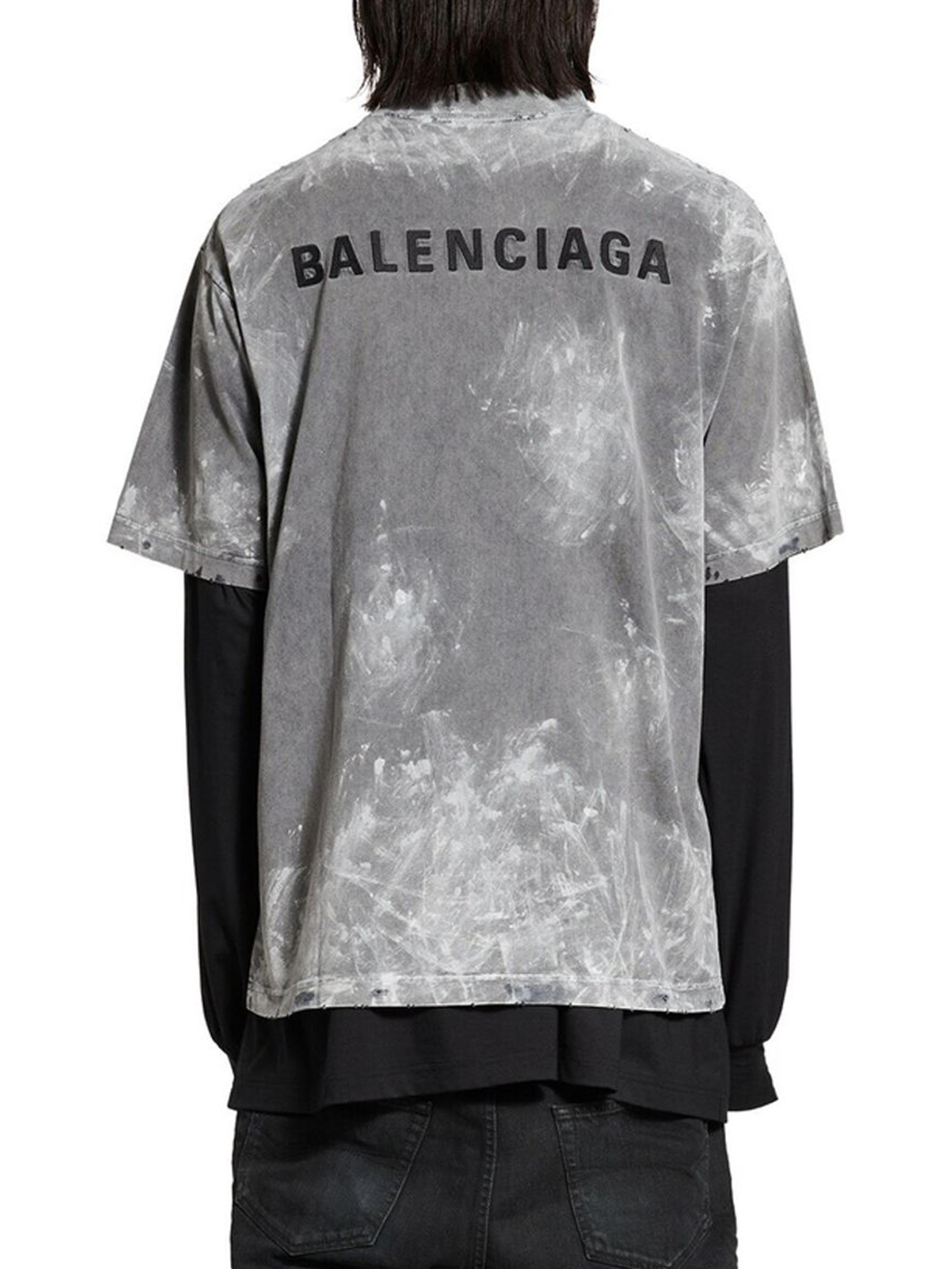 Balenciaga Balenciaga Back T-Shirt Medium Fit | Saks Fifth Avenue