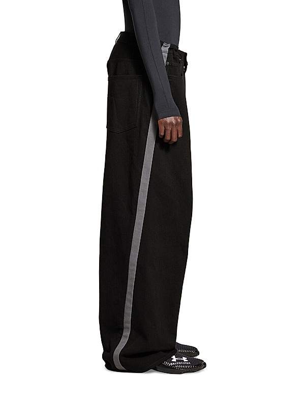 Shop Balenciaga Under Armour Tracksuit Denim Pants | Saks Shop Balenciaga Under Armour Tracksuit Denim Pants | Saks