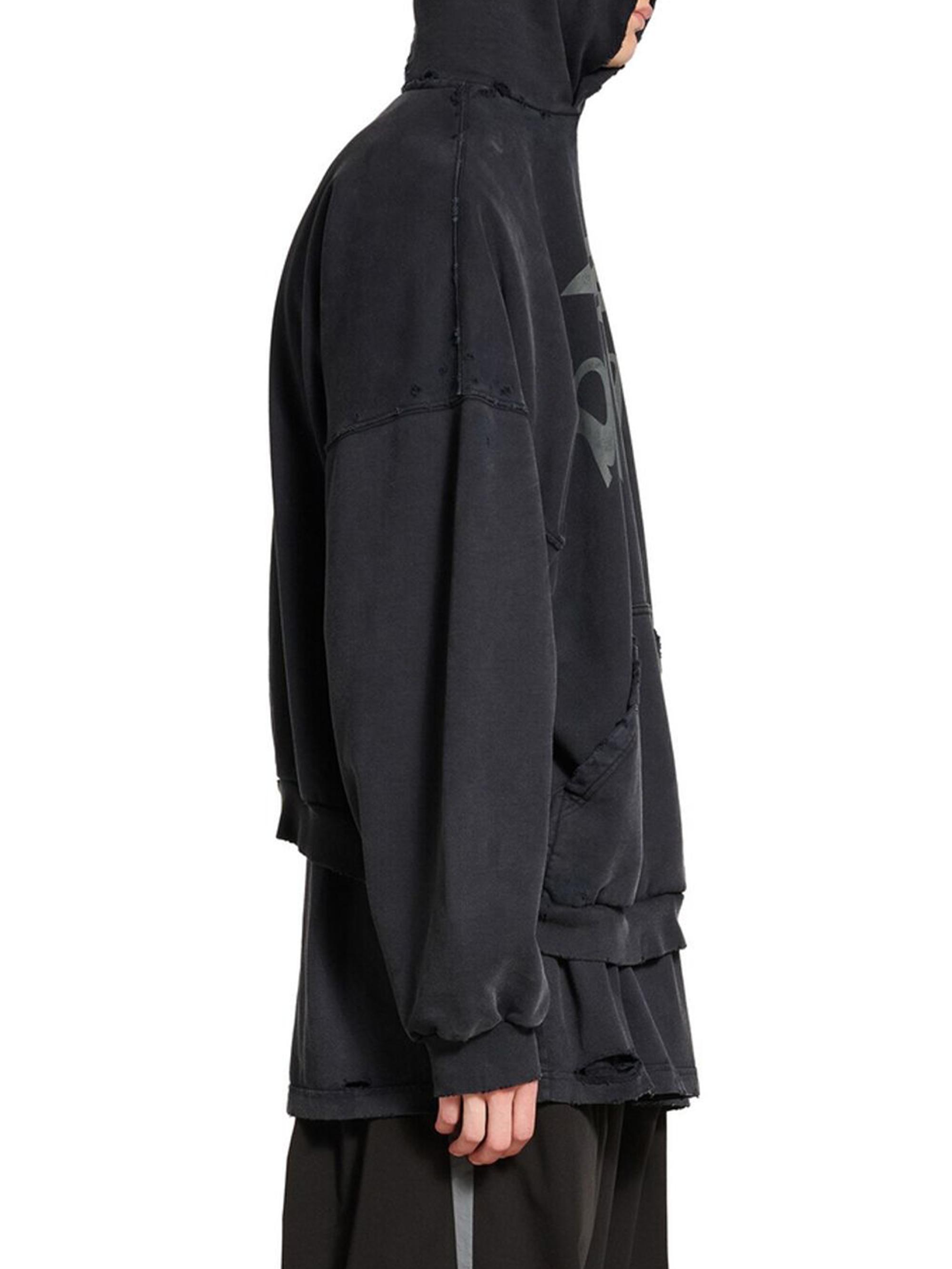 な*す様 【極美品】BALENCIAGA 3B パーカー Balenciaga 3B Liquified Hoodie Large Fit | Saks Fifth Avenue